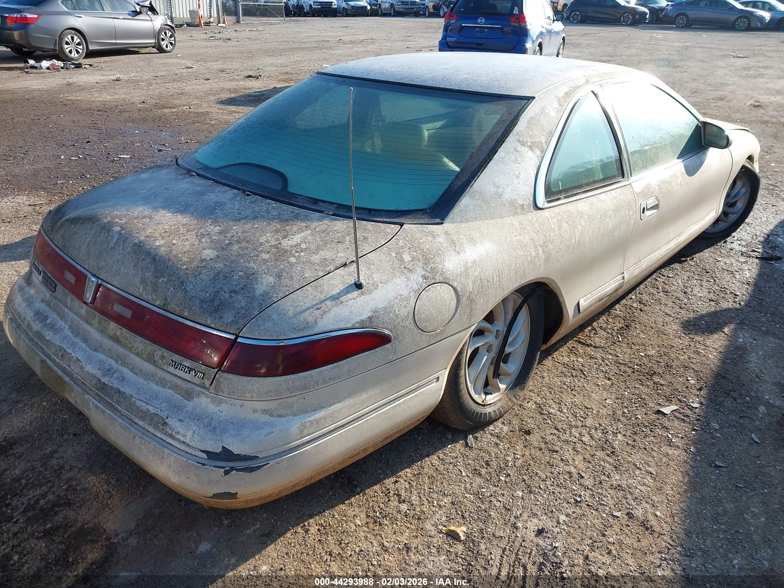 1995 Lincoln Mark Viii Lsc White vin: 1LNLM91V2SY664381