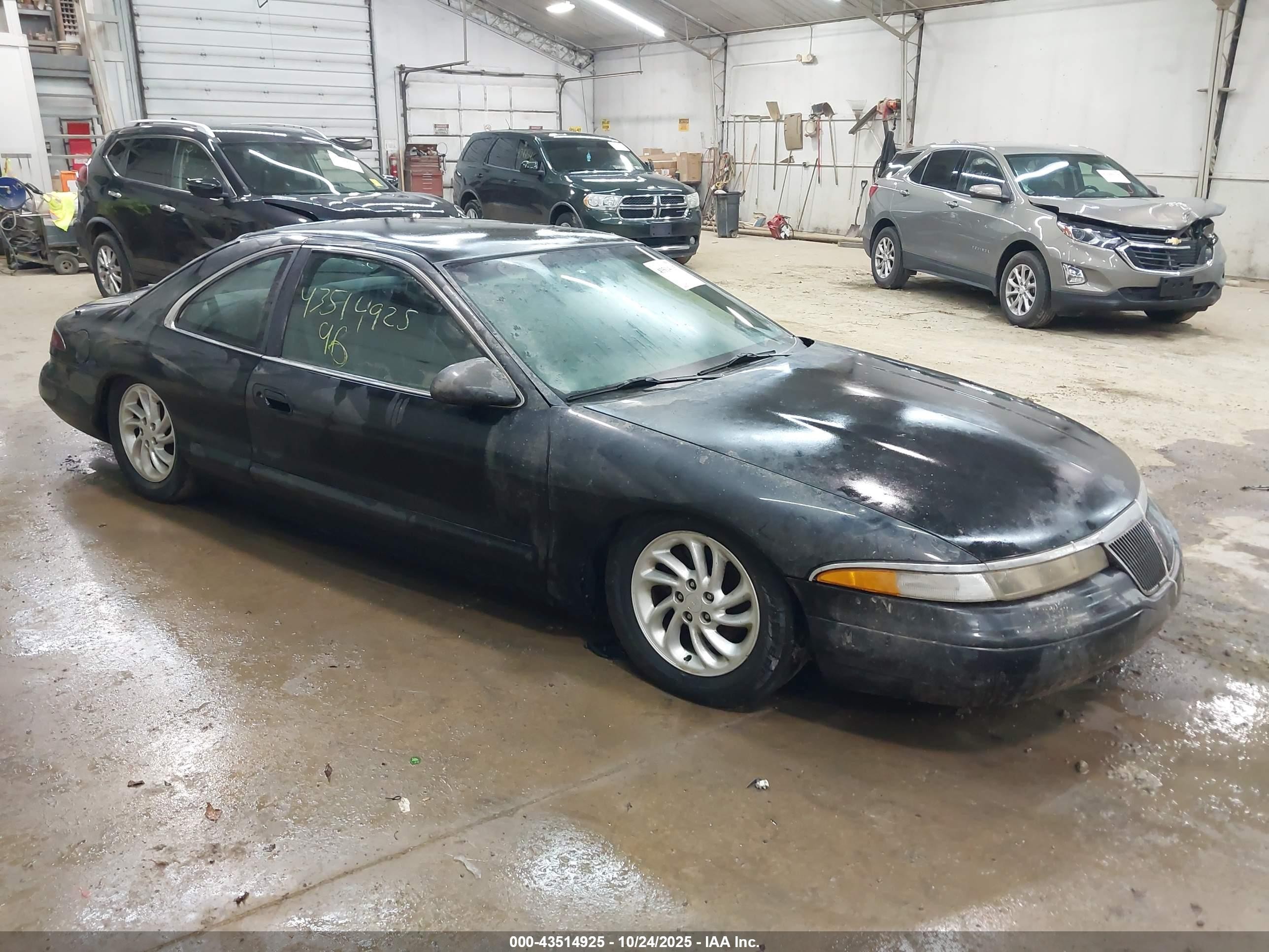 1996 Lincoln Mark Viii Lsc/diamond Anniversary Black vin: 1LNLM91V3TY661748