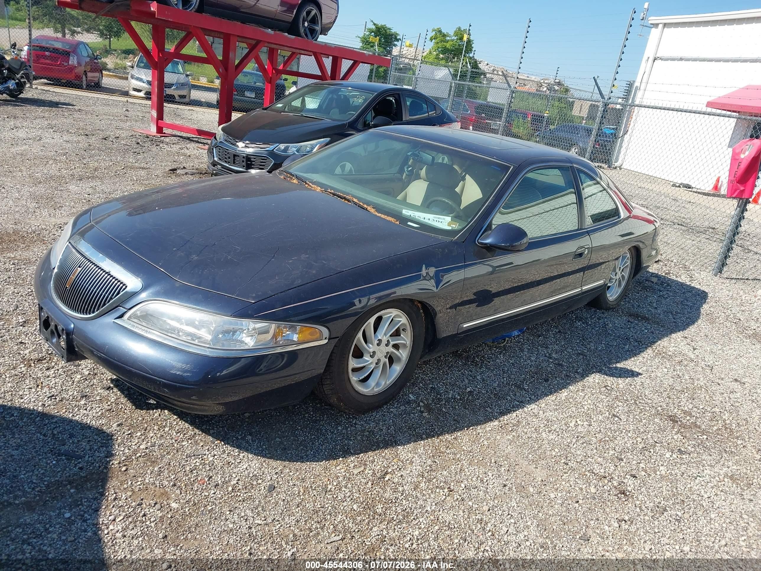 1997 Lincoln Mark Viii   Blue vin: 1LNLM91V3VY610740