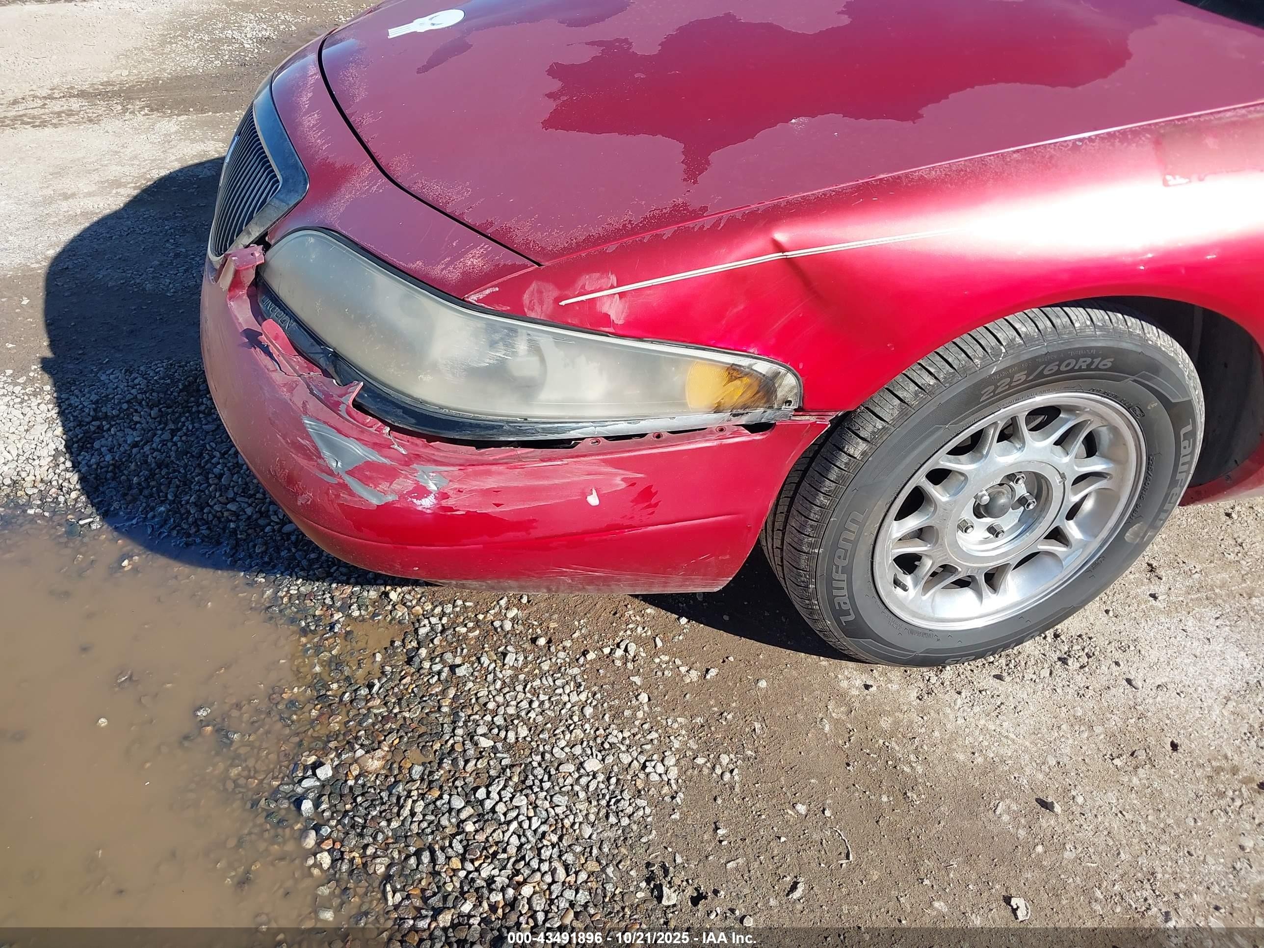 1997 Lincoln Mark Viii   Red vin: 1LNLM91V4VY637025