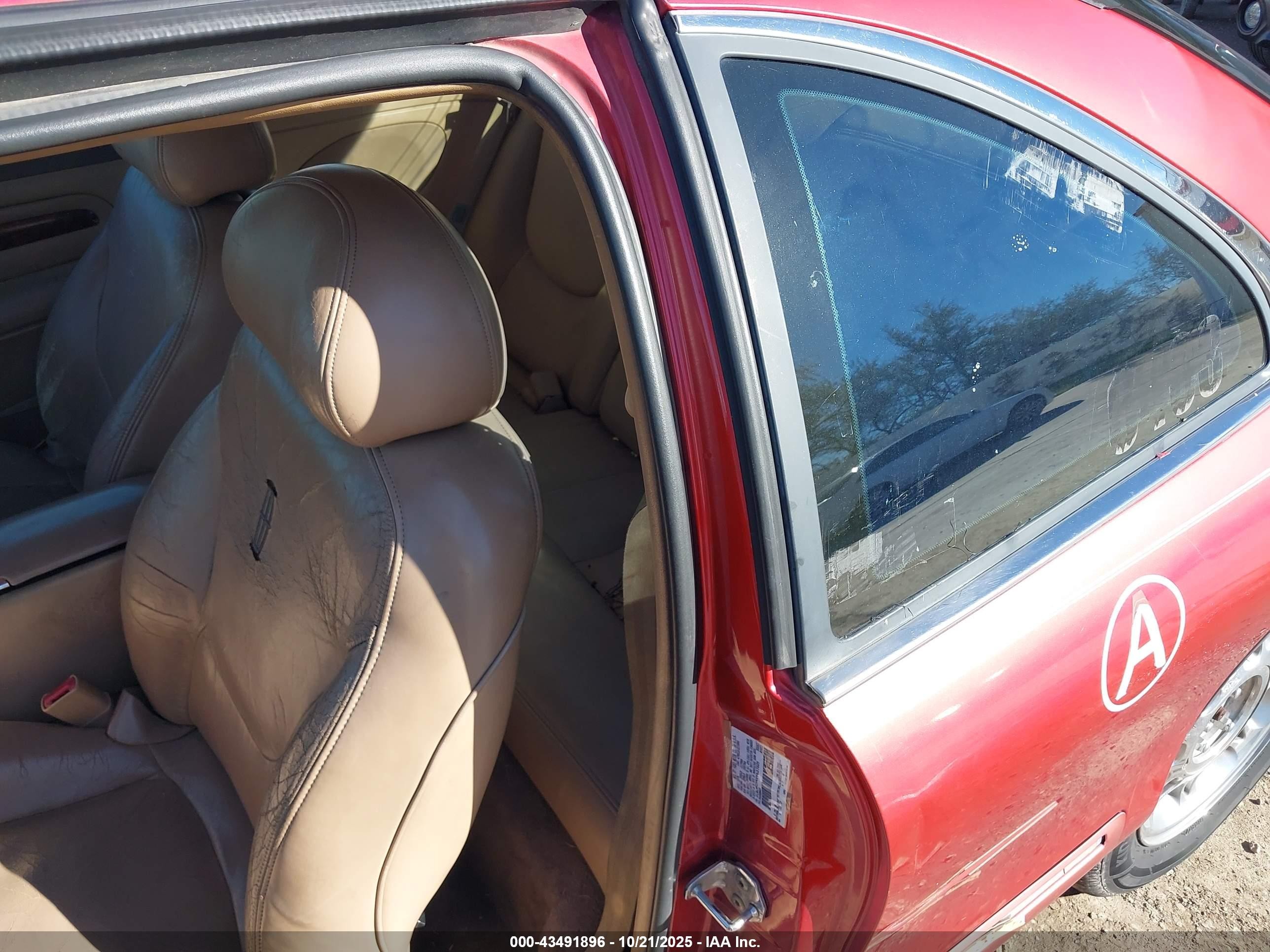 1997 Lincoln Mark Viii   Red vin: 1LNLM91V4VY637025
