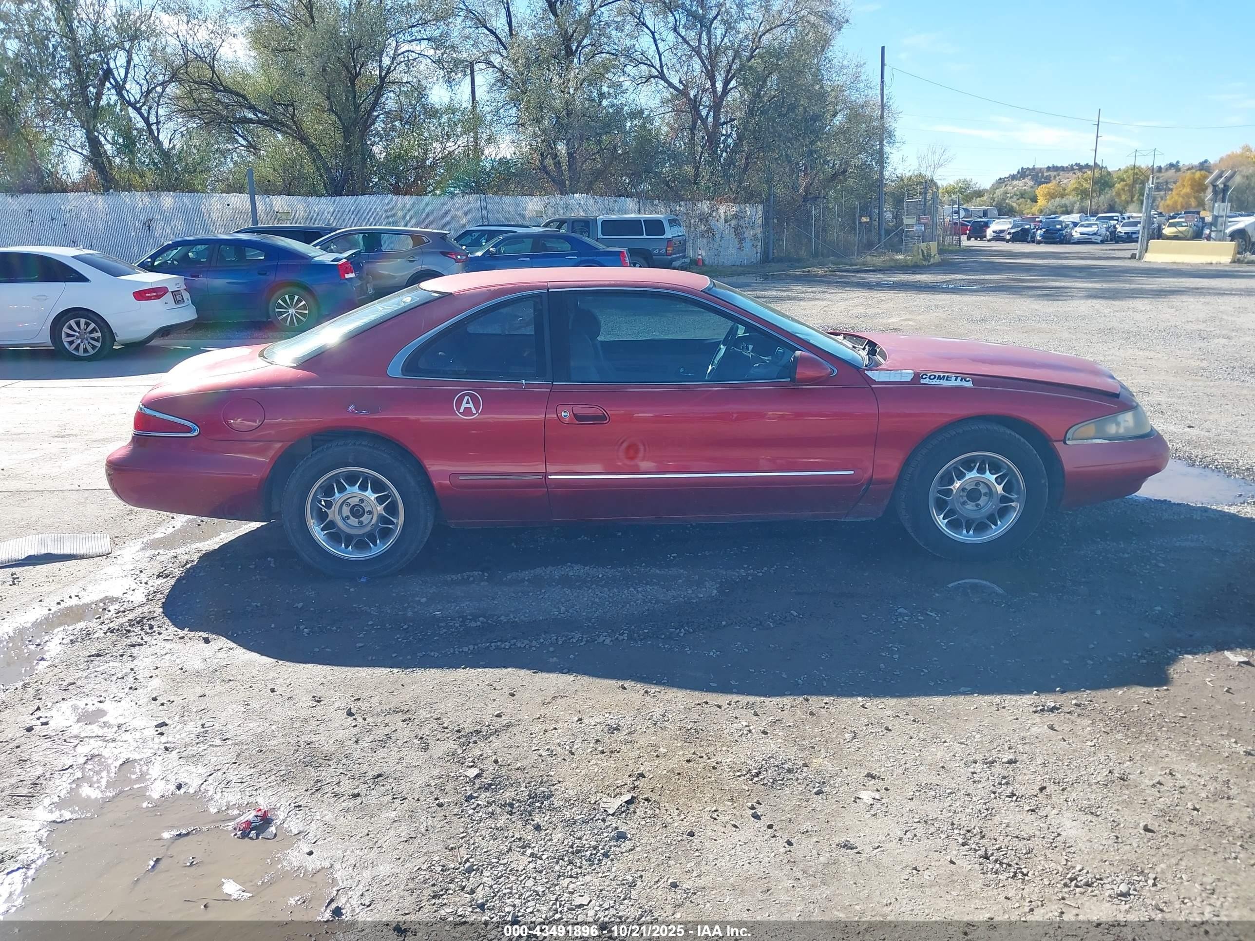 1997 Lincoln Mark Viii   Red vin: 1LNLM91V4VY637025