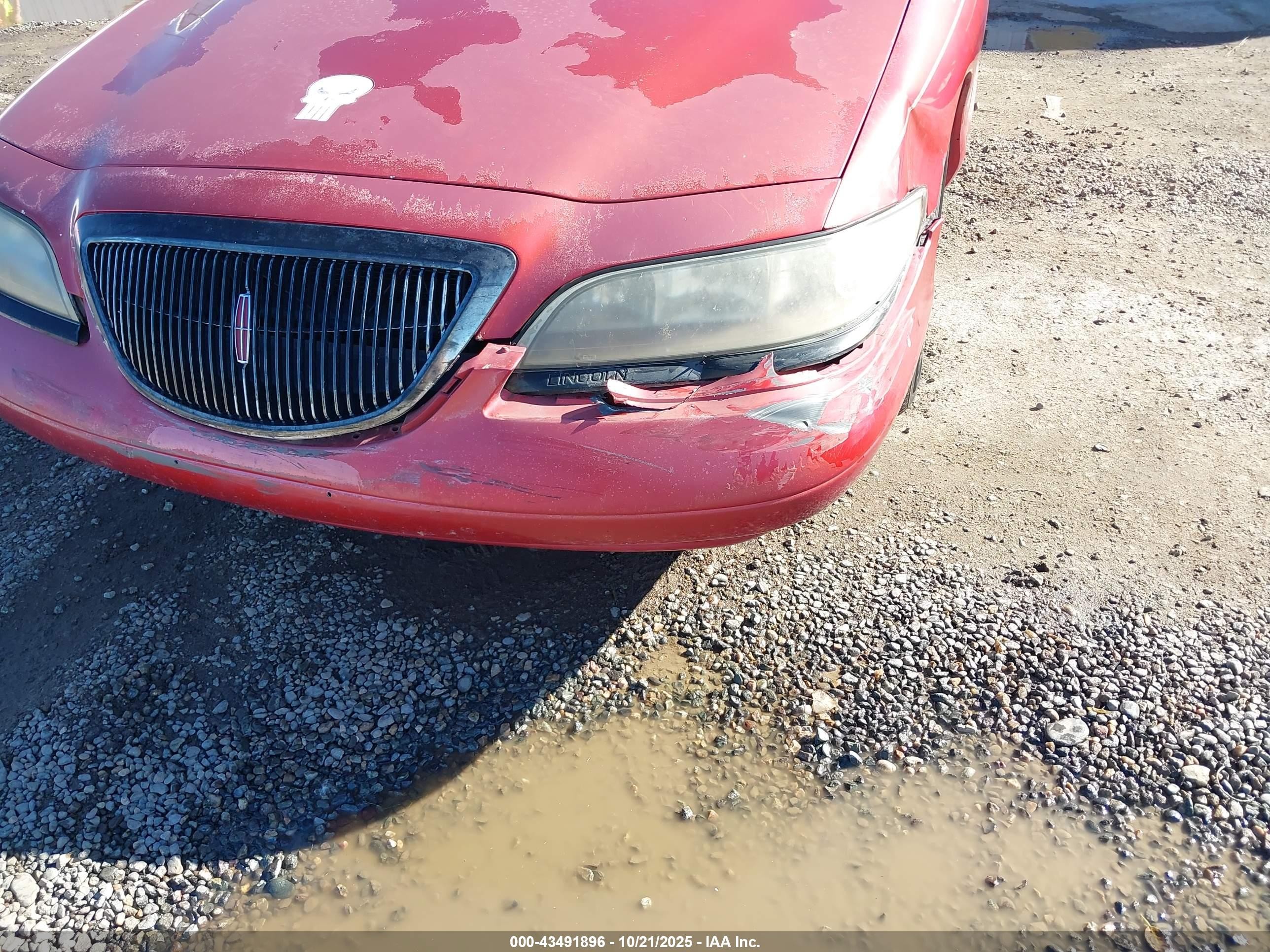 1997 Lincoln Mark Viii   Red vin: 1LNLM91V4VY637025