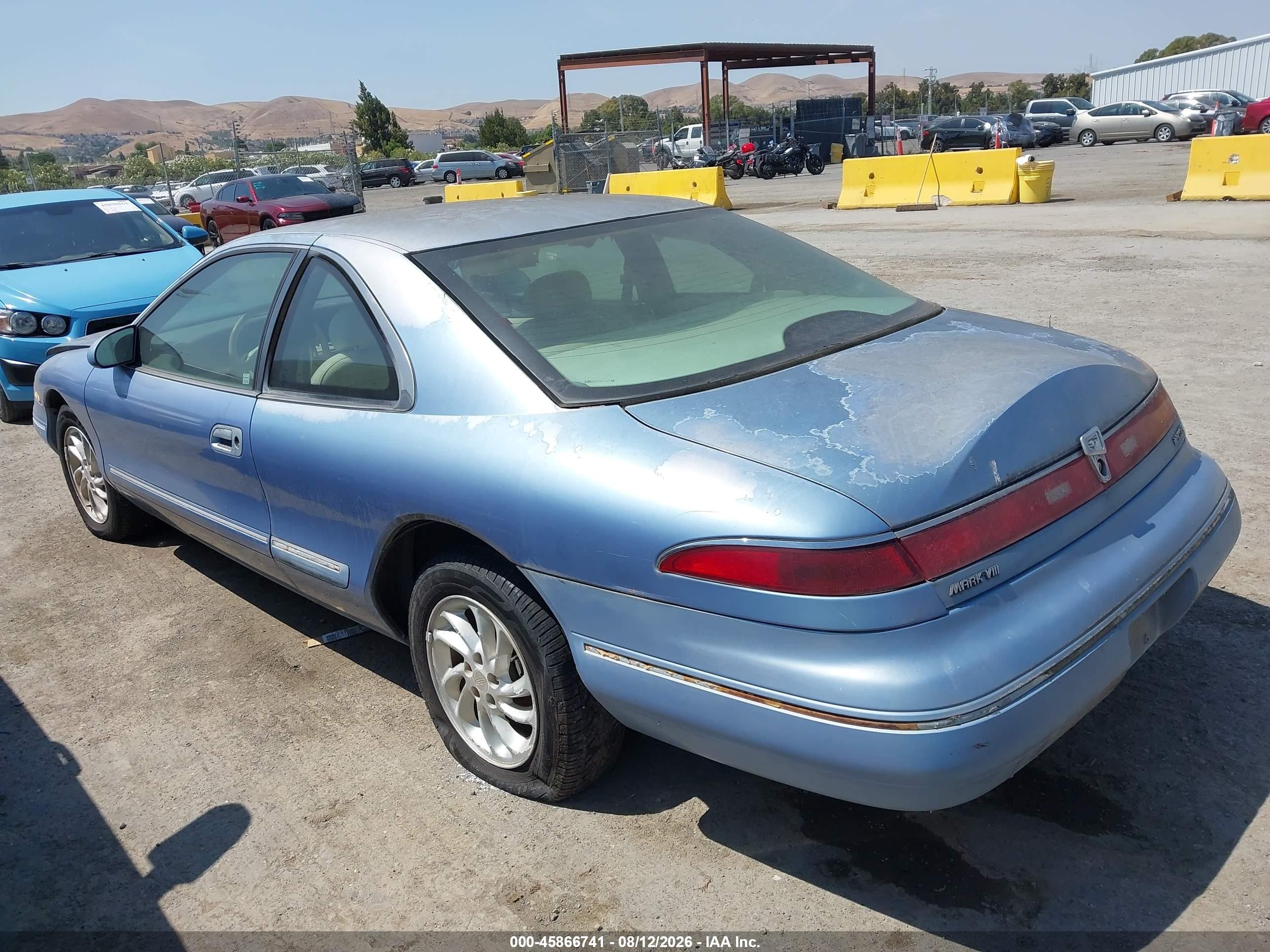 1995 Lincoln Mark Viii Lsc Light Blue vin: 1LNLM91V5SY703366