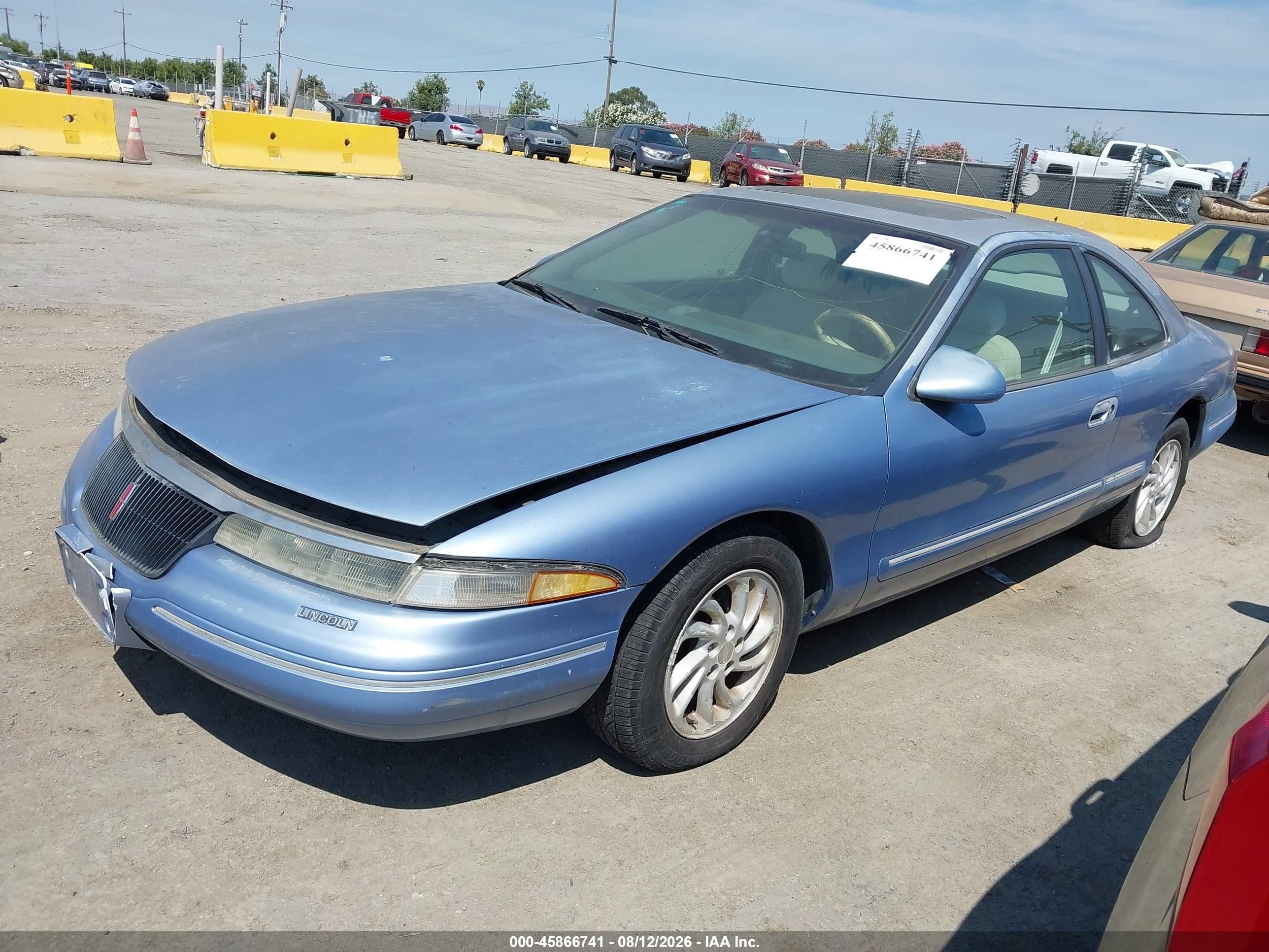 1995 Lincoln Mark Viii Lsc Light Blue vin: 1LNLM91V5SY703366