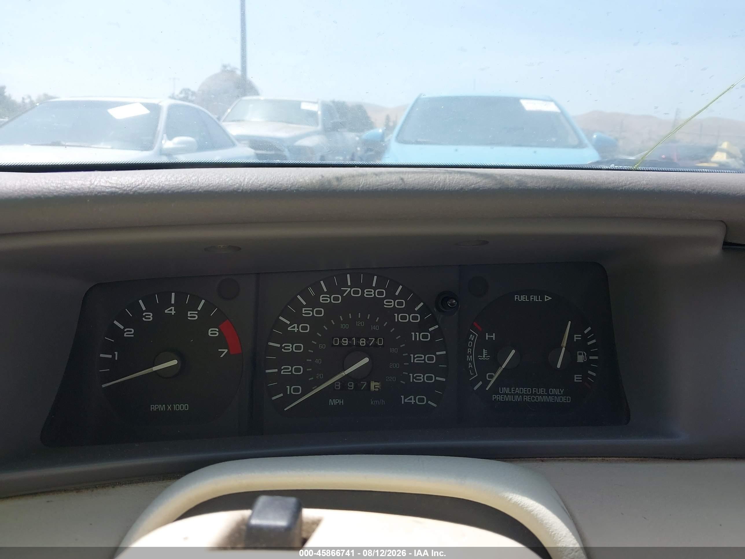 1995 Lincoln Mark Viii Lsc Light Blue vin: 1LNLM91V5SY703366