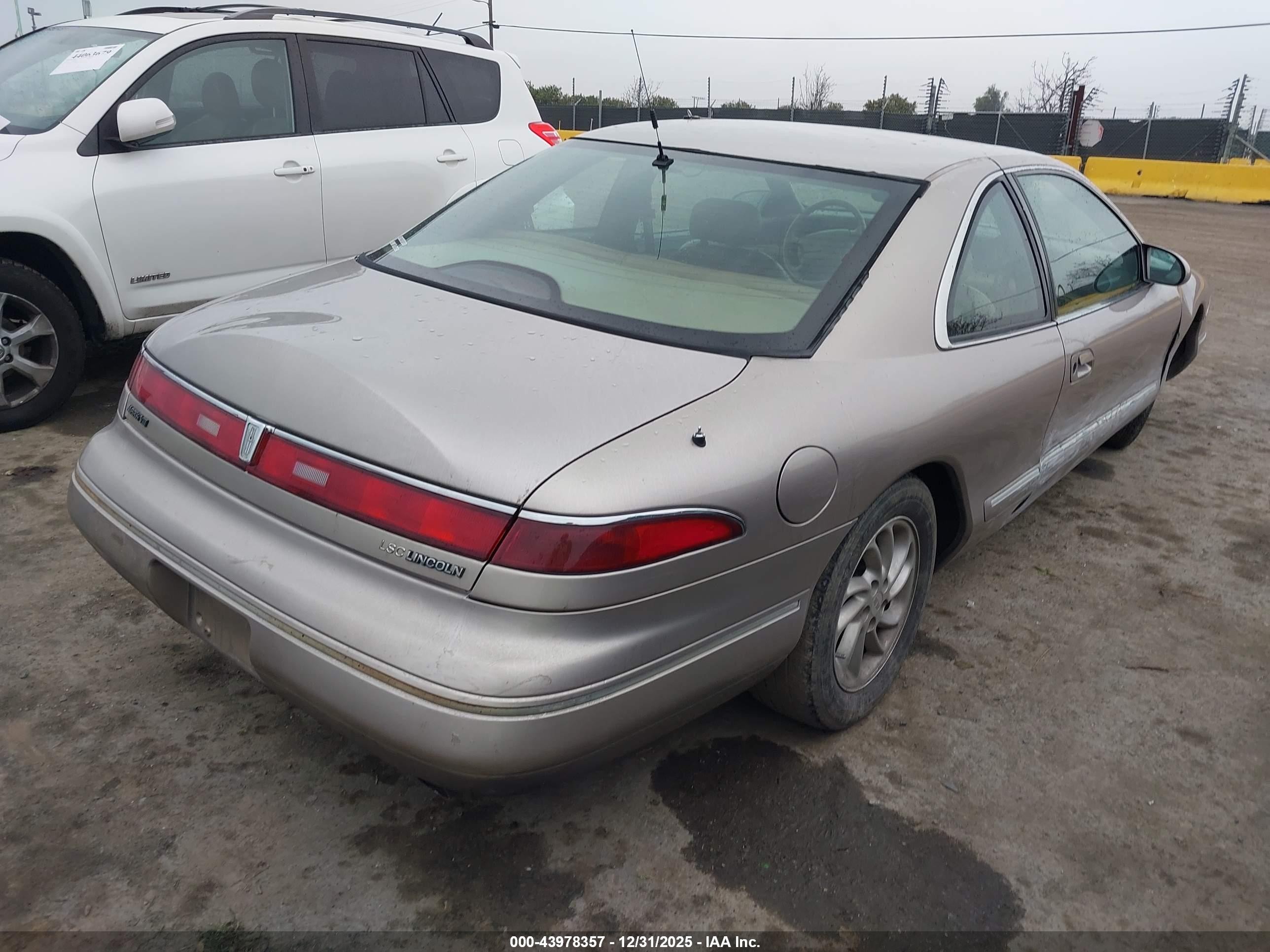 1995 Lincoln Mark Viii Lsc Gold vin: 1LNLM91V6SY764483