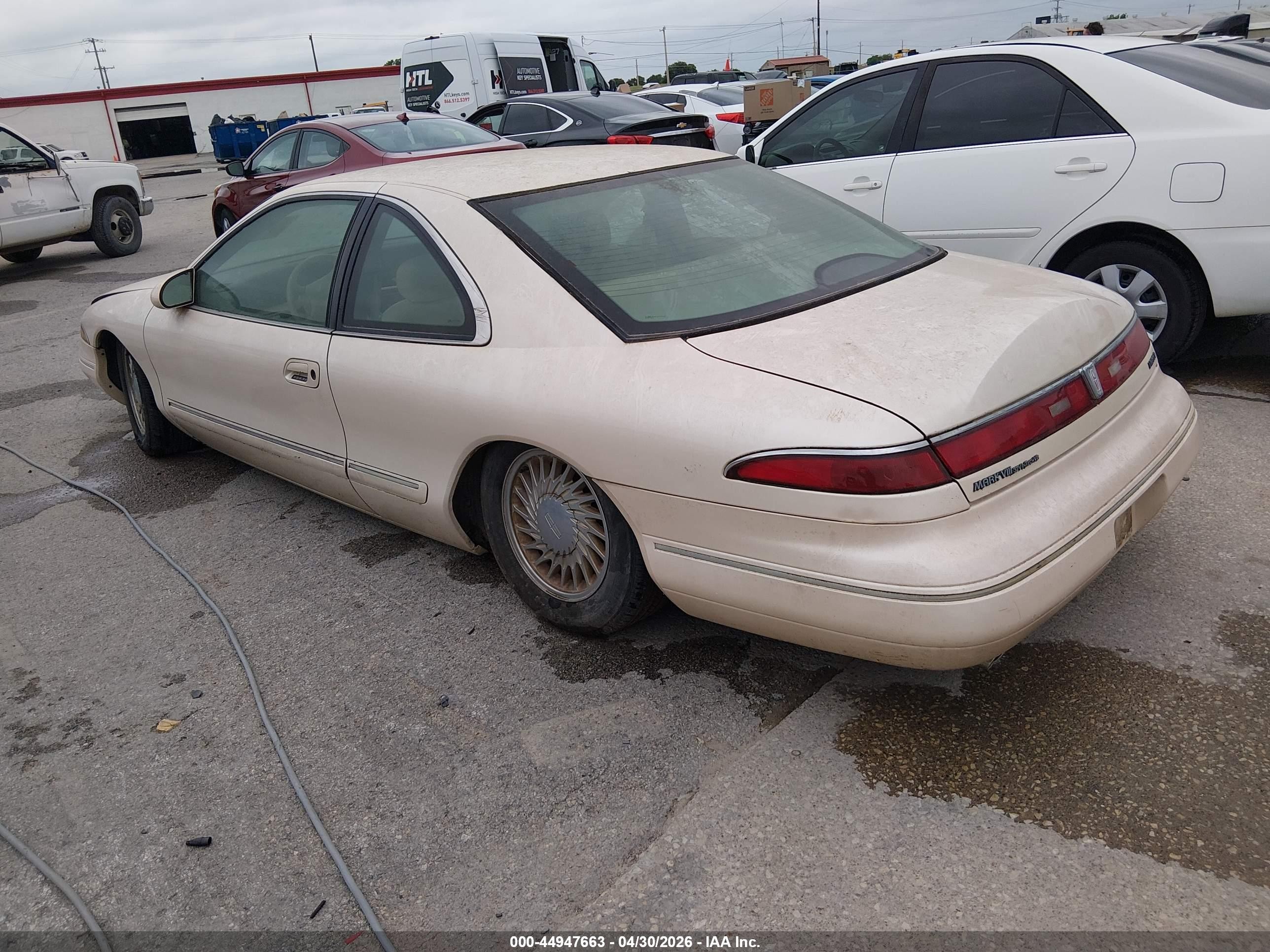 1996 Lincoln Mark Viii Lsc/diamond Anniversary Cream vin: 1LNLM91V7TY617168