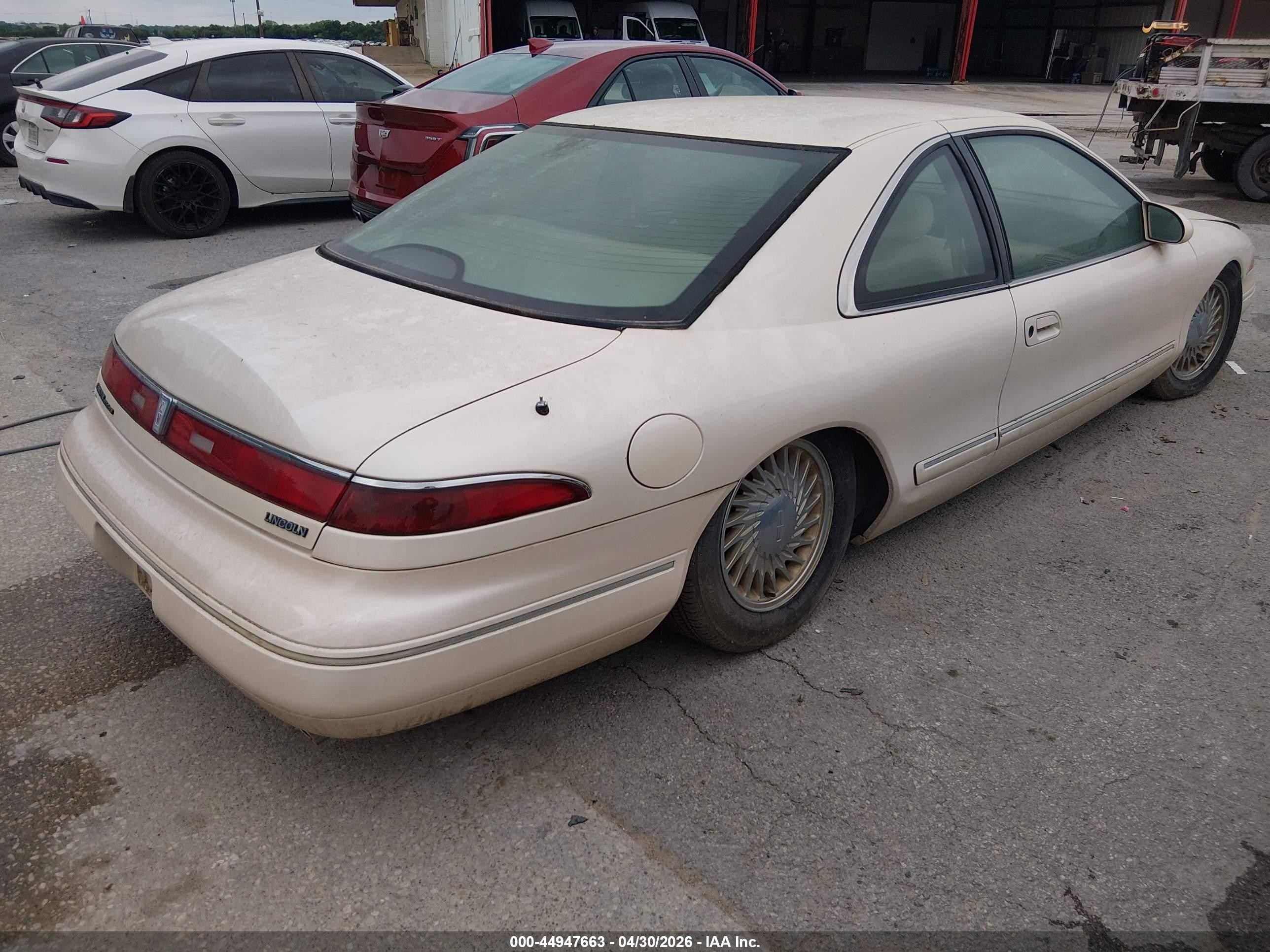 1996 Lincoln Mark Viii Lsc/diamond Anniversary Cream vin: 1LNLM91V7TY617168