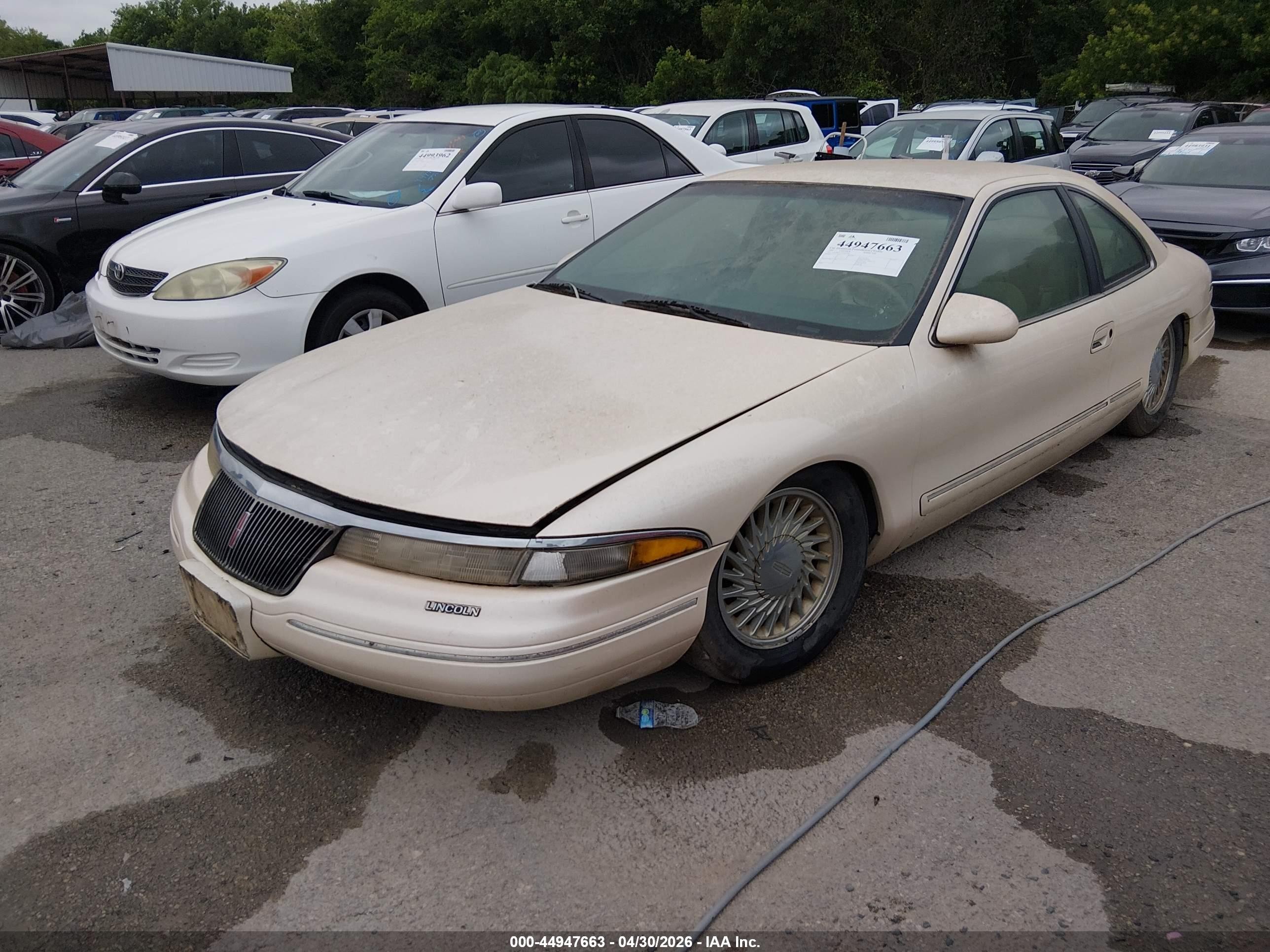 1996 Lincoln Mark Viii Lsc/diamond Anniversary Cream vin: 1LNLM91V7TY617168