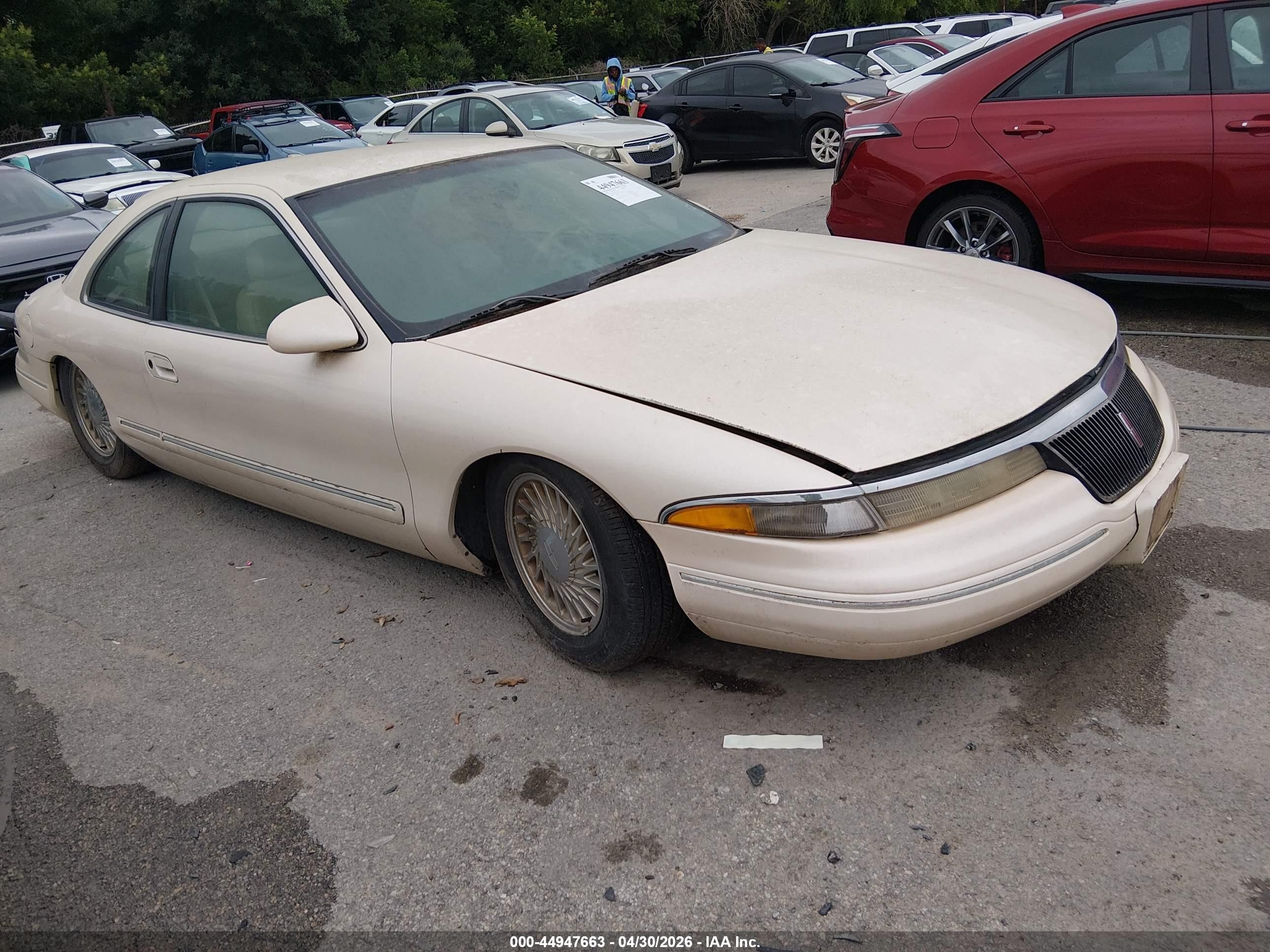 1996 Lincoln Mark Viii Lsc/diamond Anniversary Cream vin: 1LNLM91V7TY617168