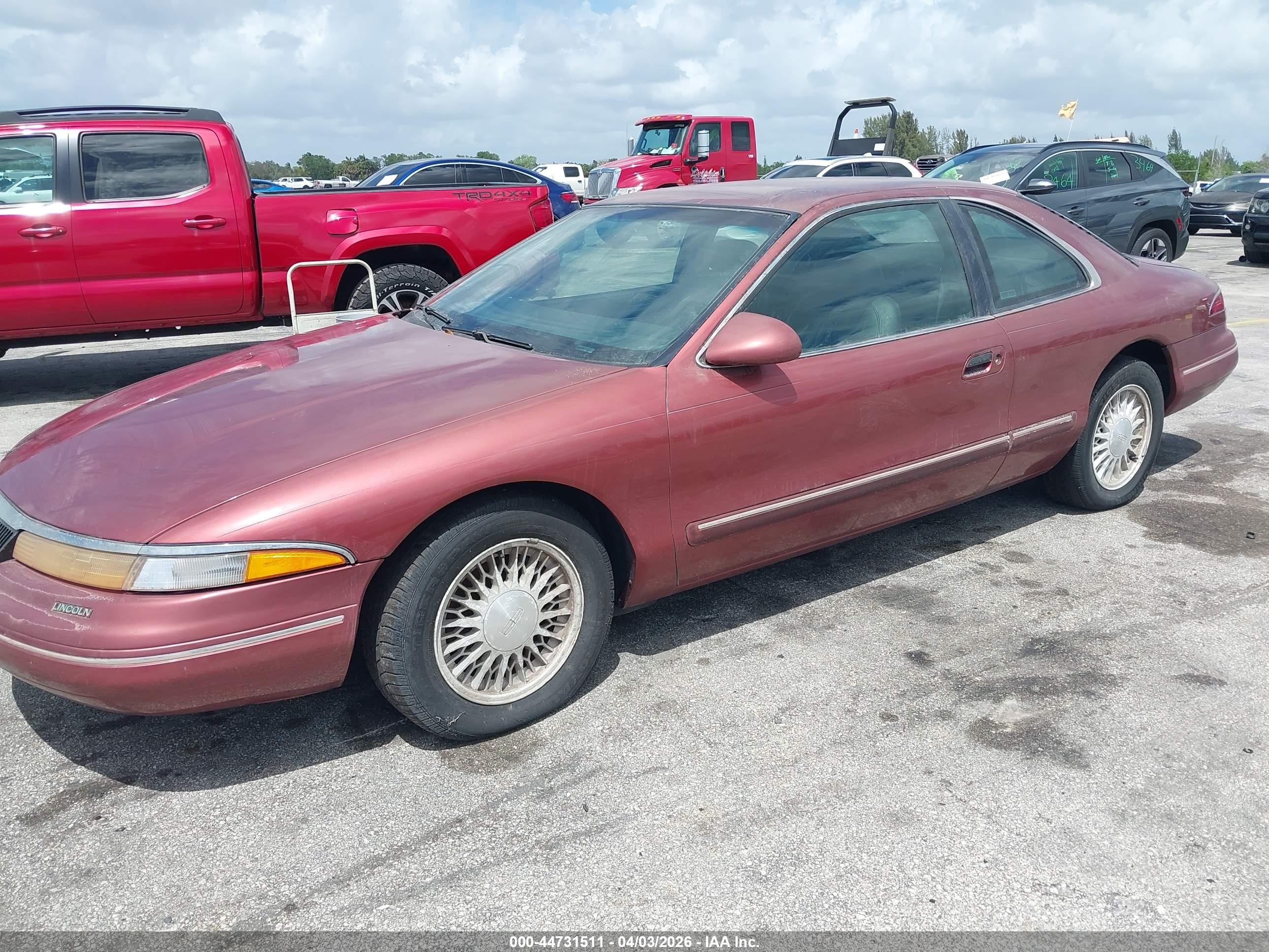 1995 Lincoln Mark Viii Lsc Red vin: 1LNLM91V9SY661574