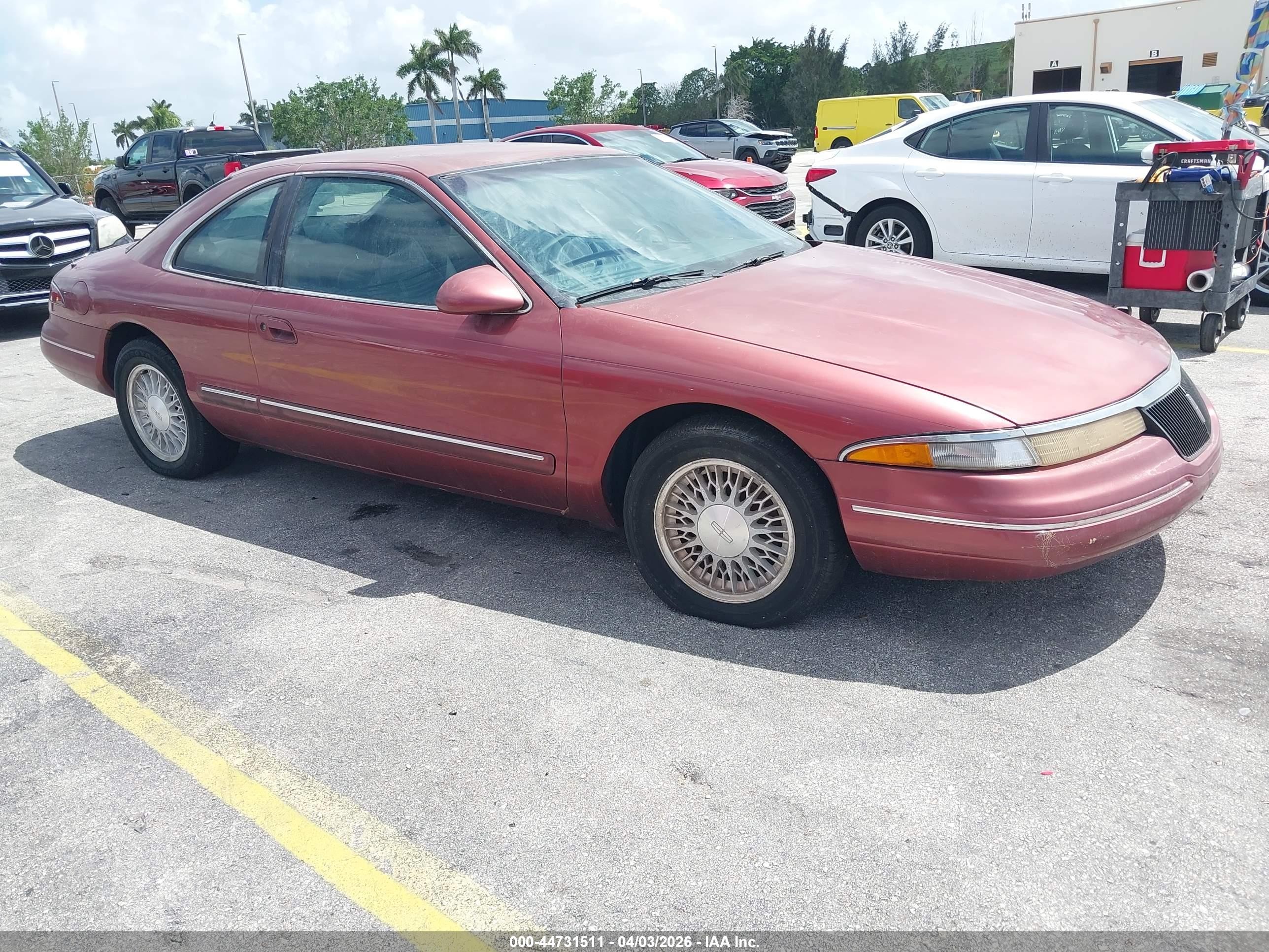 1995 Lincoln Mark Viii Lsc Red vin: 1LNLM91V9SY661574