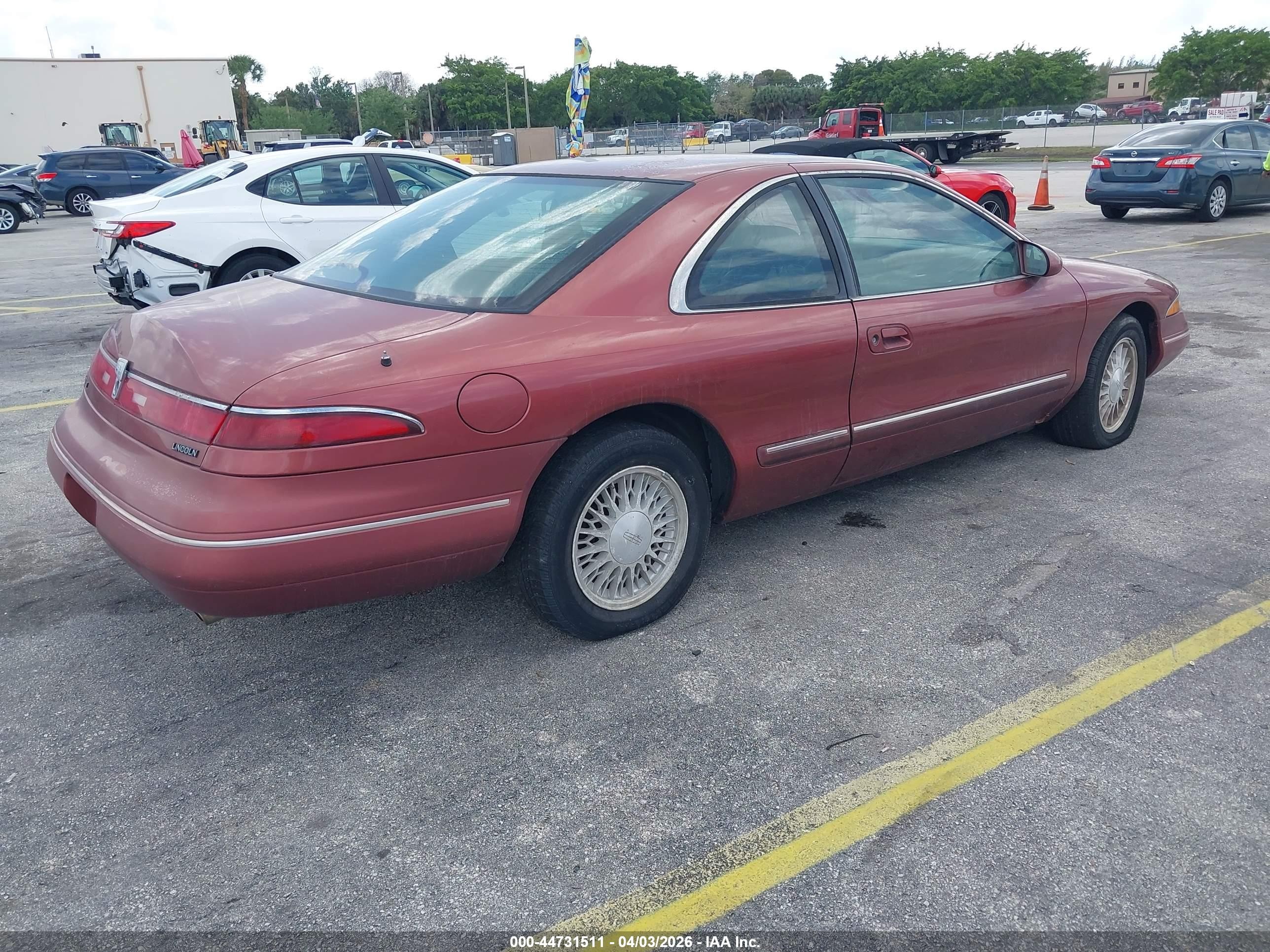1995 Lincoln Mark Viii Lsc Red vin: 1LNLM91V9SY661574