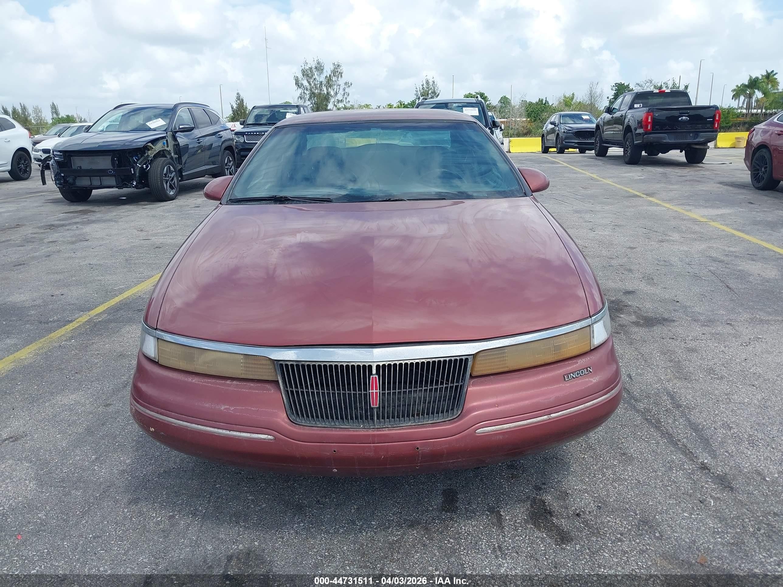1995 Lincoln Mark Viii Lsc Red vin: 1LNLM91V9SY661574