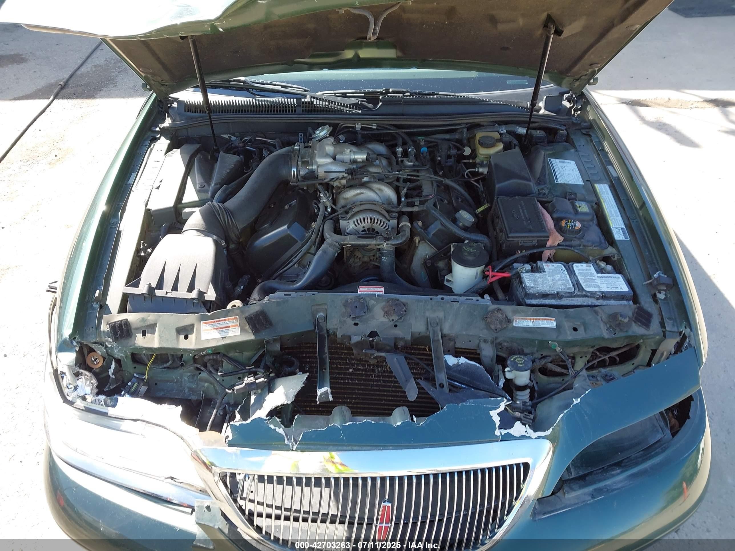 1998 Lincoln Mark Viii   Green vin: 1LNLM91V9WY601090