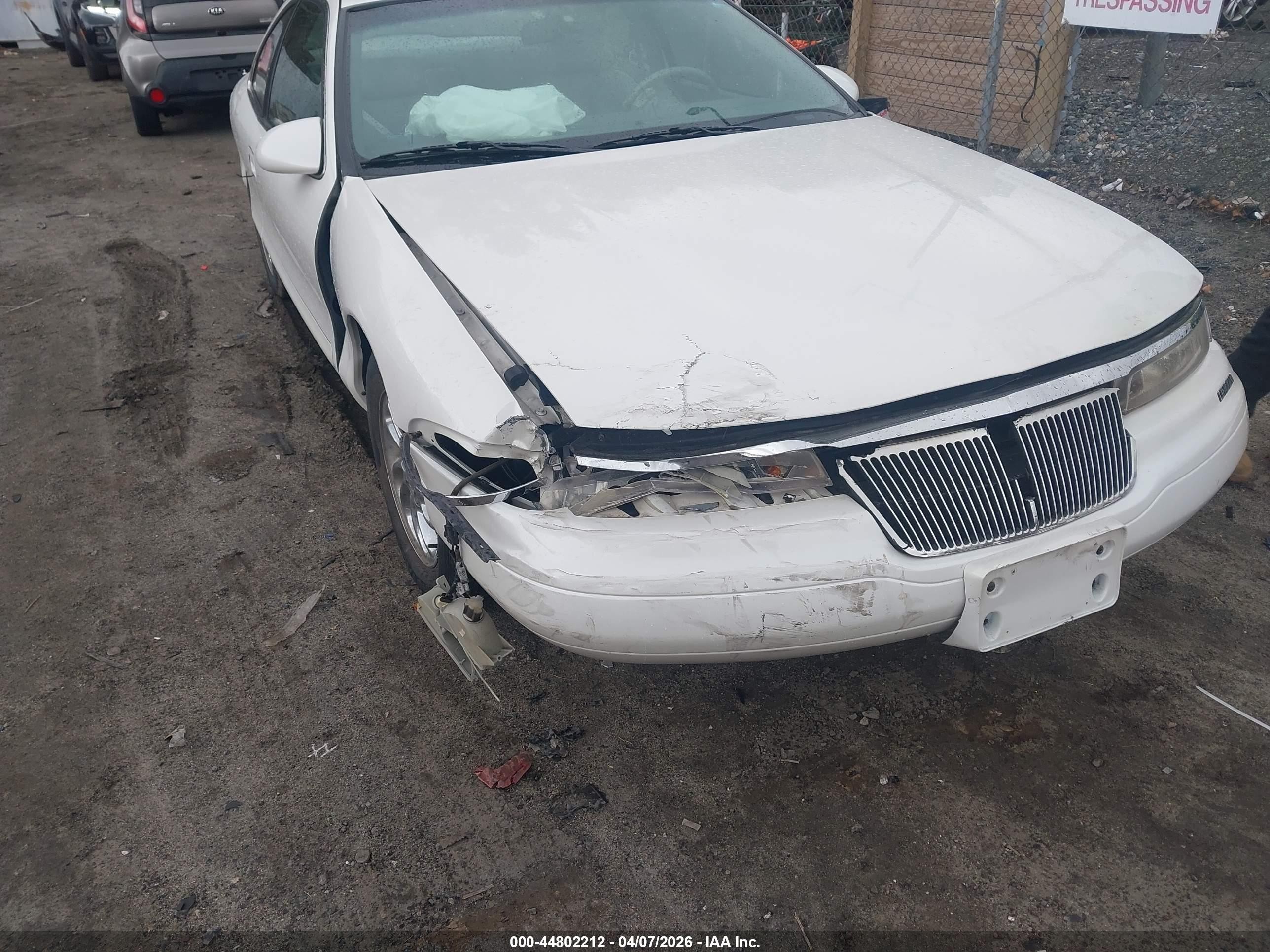 1996 Lincoln Mark Viii Lsc/diamond Anniversary White vin: 1LNLM91VXTY702876