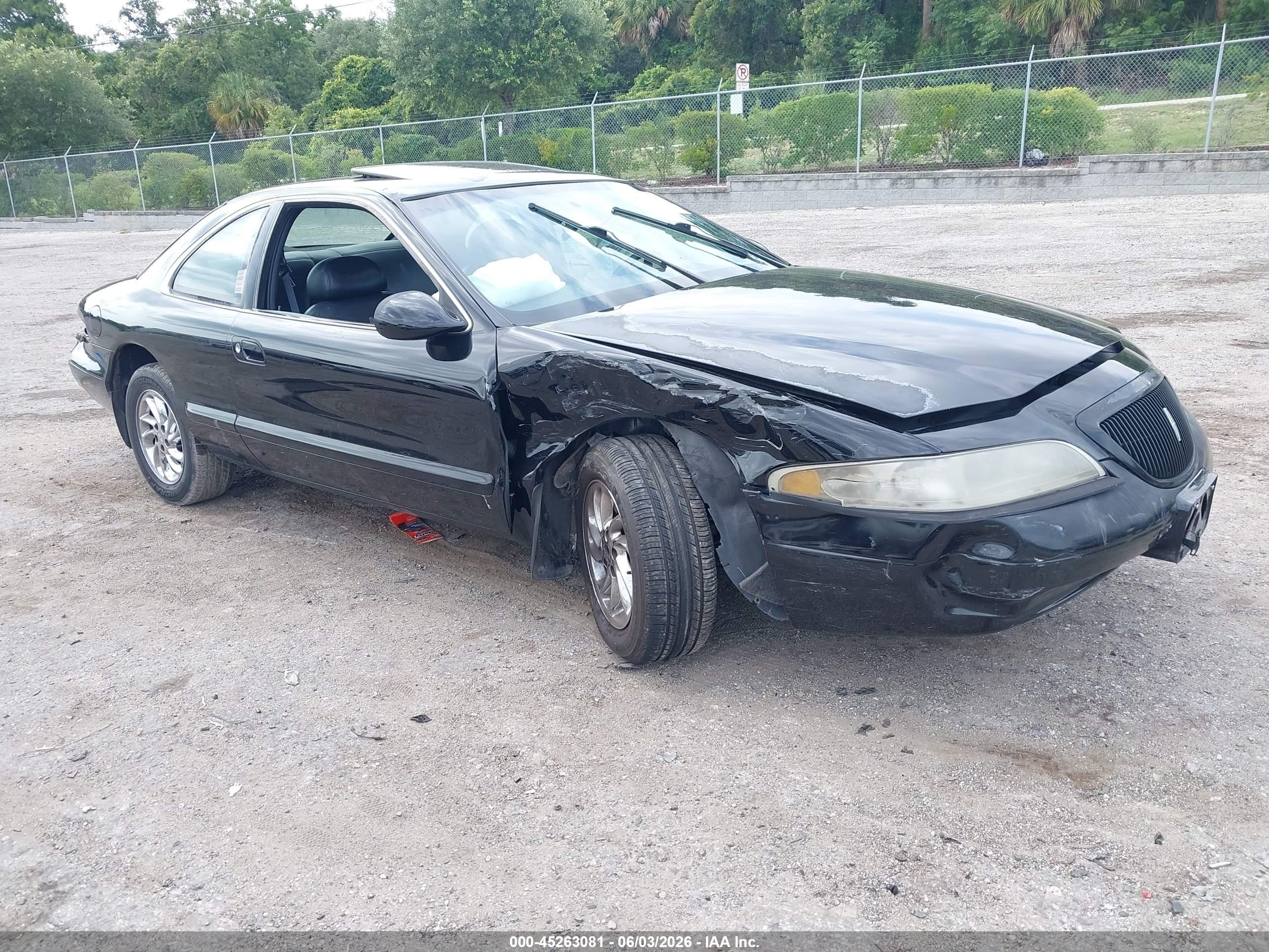 1997 Lincoln Mark Viii Lsc Black vin: 1LNLM92V0VY679089