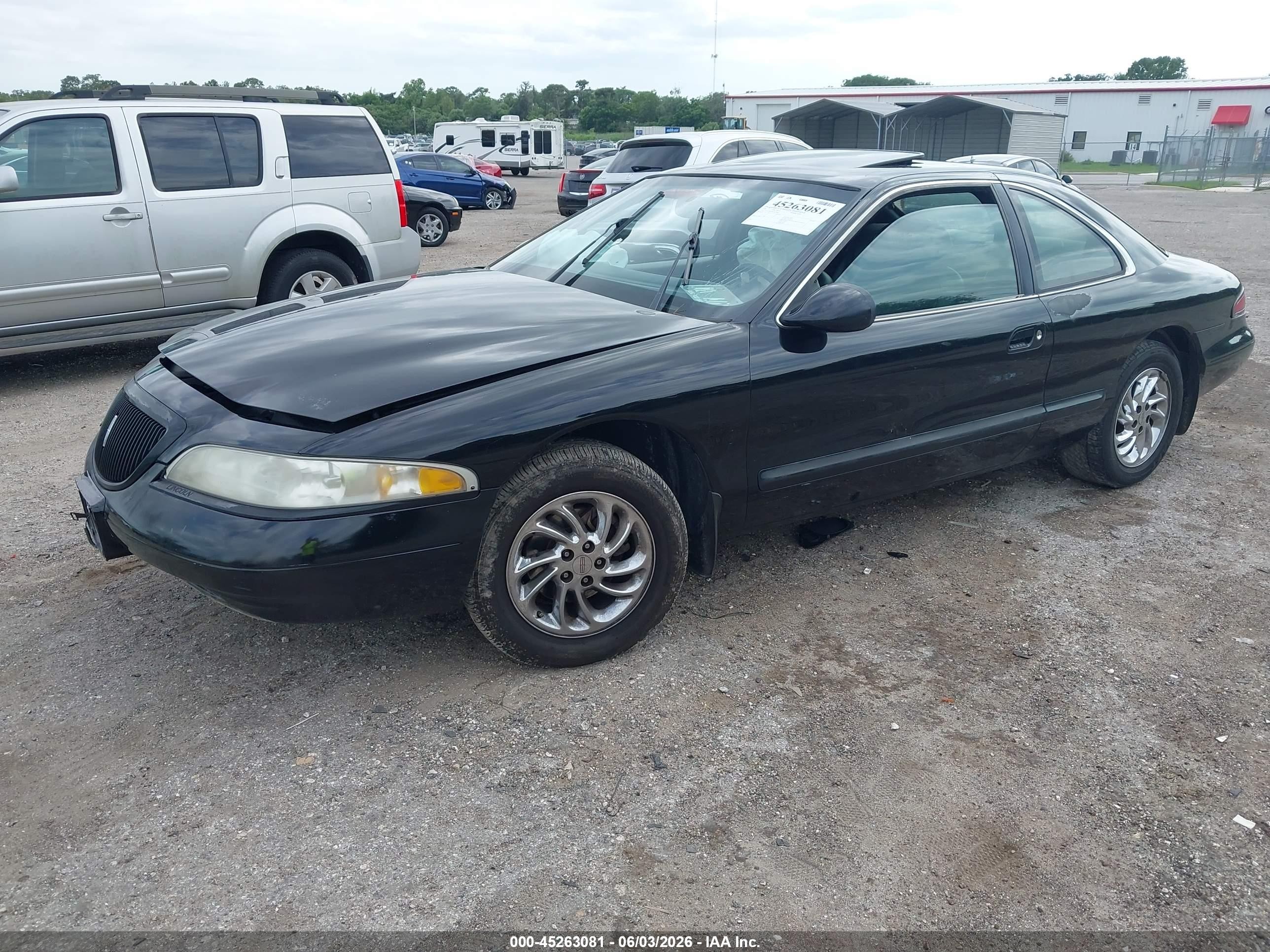 1997 Lincoln Mark Viii Lsc Black vin: 1LNLM92V0VY679089