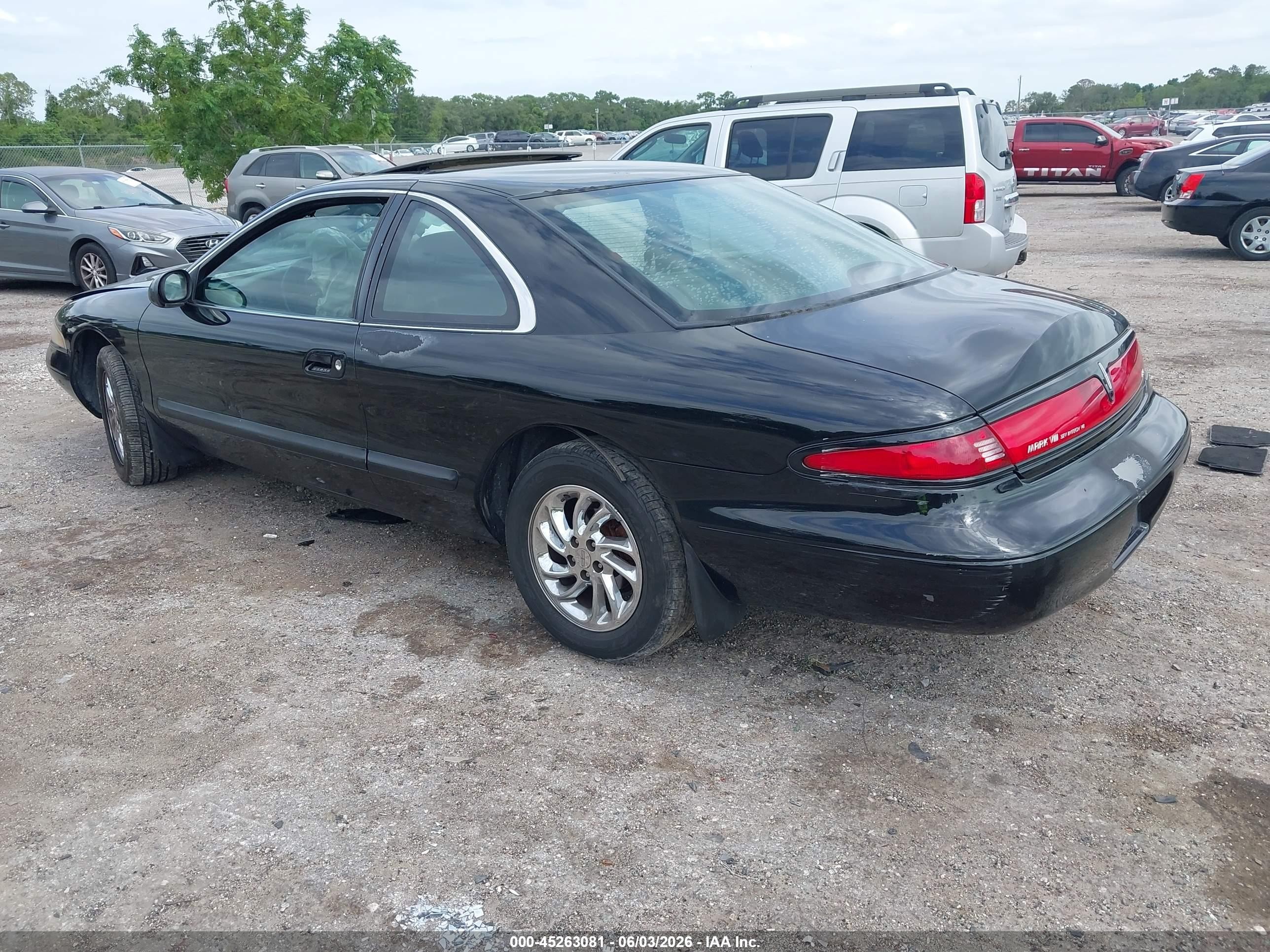 1997 Lincoln Mark Viii Lsc Black vin: 1LNLM92V0VY679089