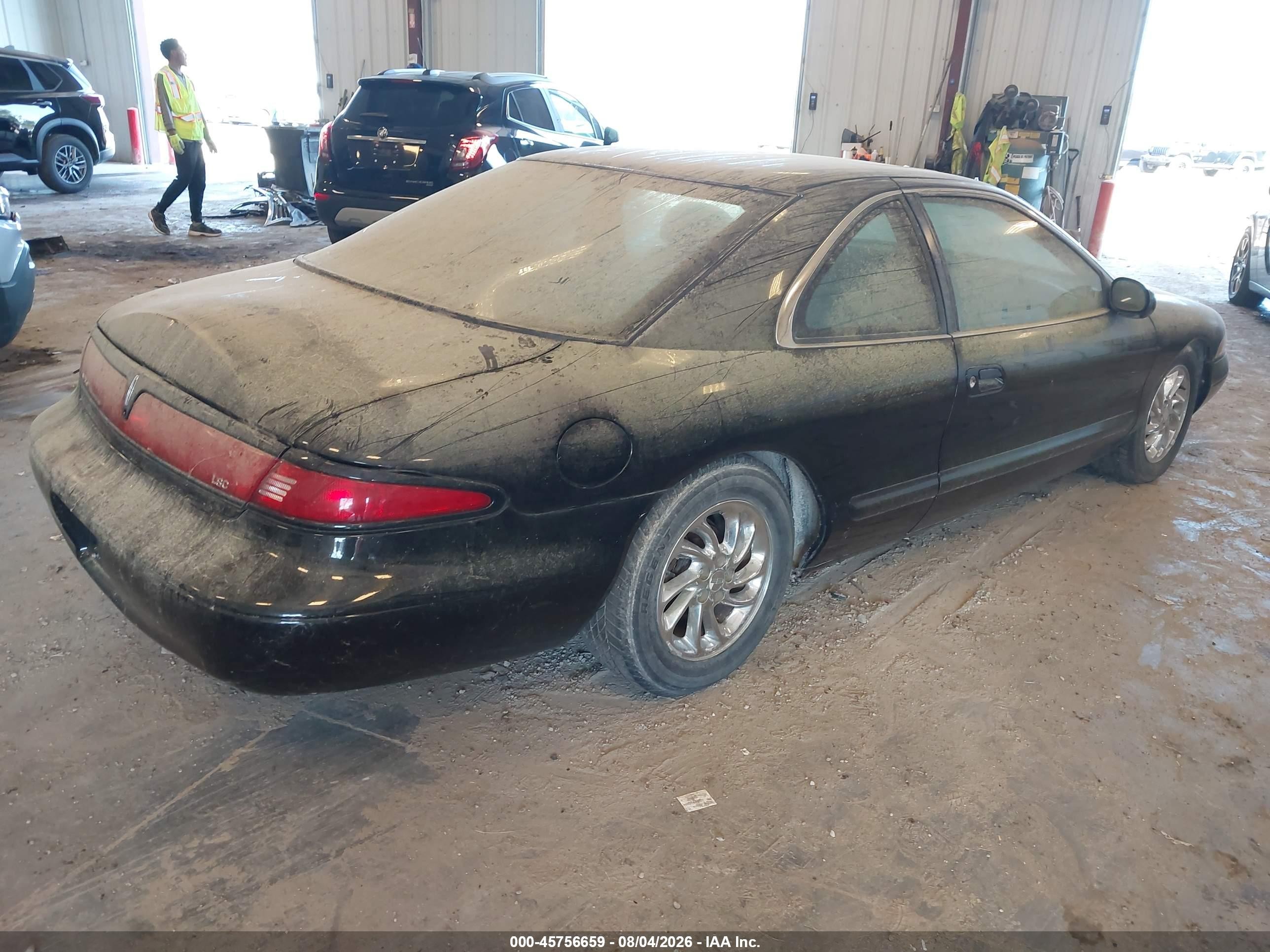1997 Lincoln Mark Viii Lsc Black vin: 1LNLM92V9VY619246