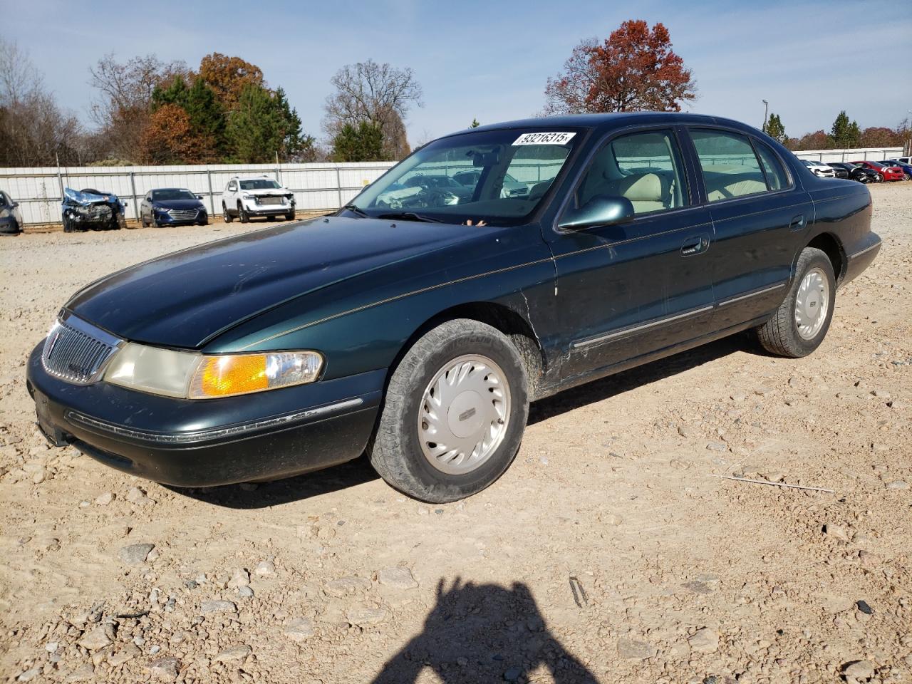 1995 Lincoln Continental Green vin: 1LNLM97V0SY745547
