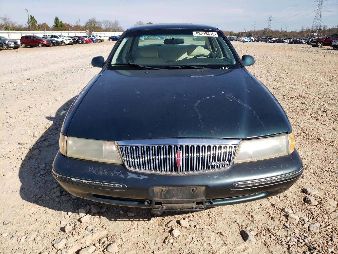 1995 Lincoln Continental Green vin: 1LNLM97V0SY745547