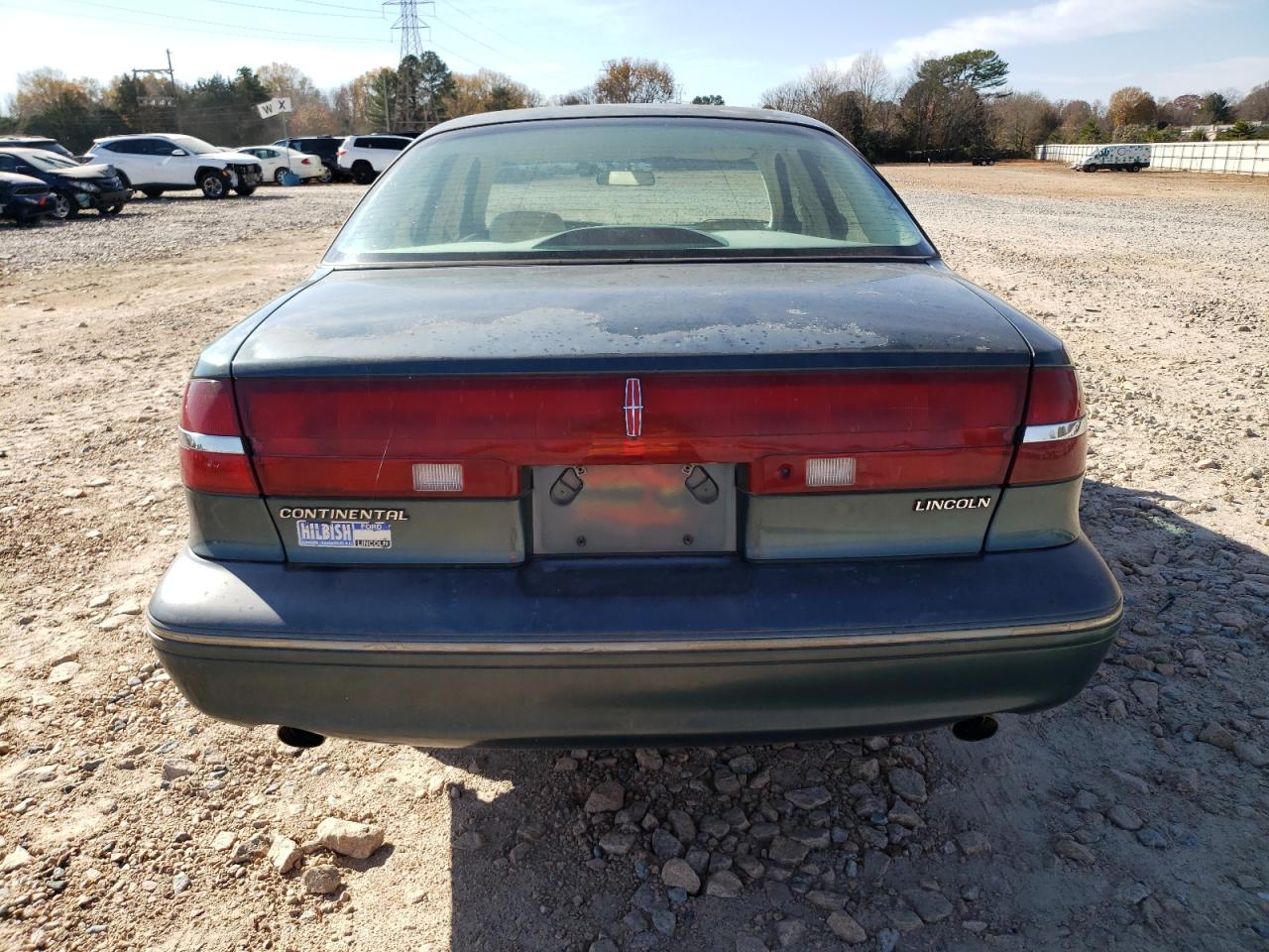 1995 Lincoln Continental Green vin: 1LNLM97V0SY745547