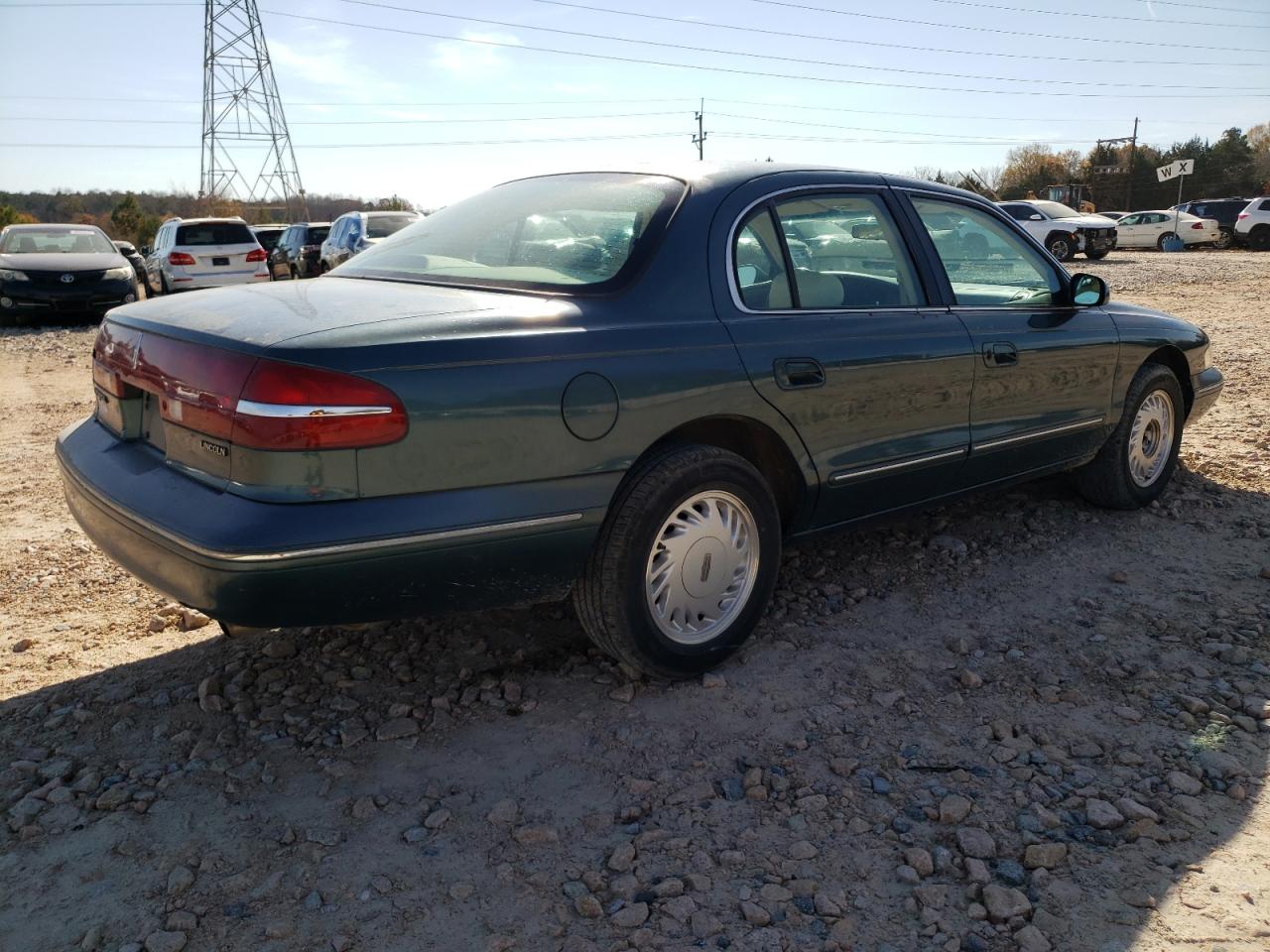 1995 Lincoln Continental Green vin: 1LNLM97V0SY745547