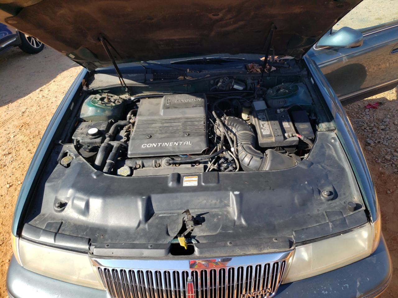 1995 Lincoln Continental Green vin: 1LNLM97V0SY745547