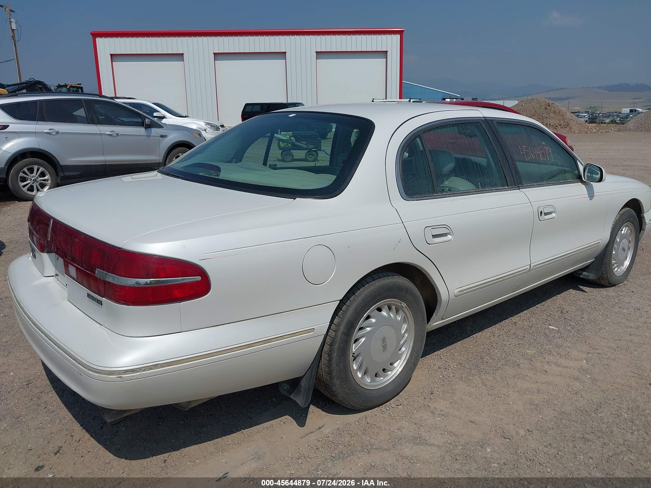 1996 Lincoln Continental Diamond Annive/spinnaker White vin: 1LNLM97V4TY612937