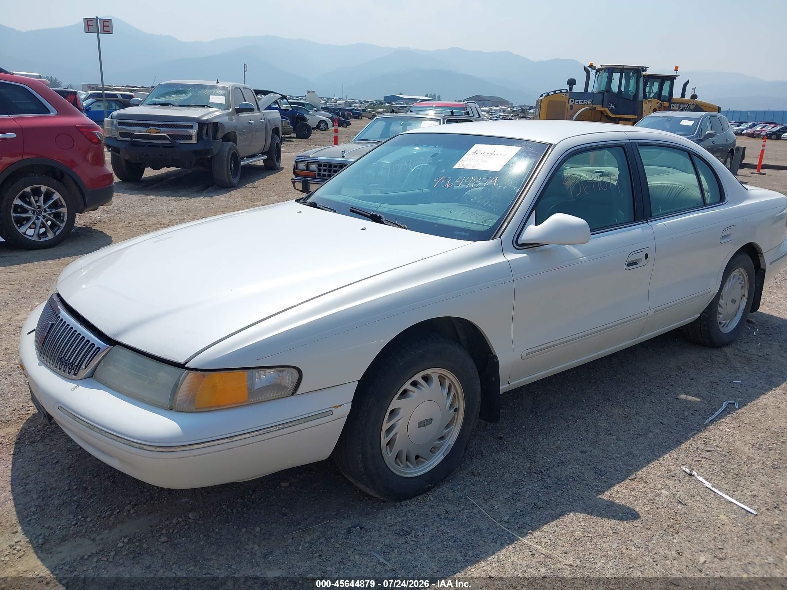 1996 Lincoln Continental Diamond Annive/spinnaker White vin: 1LNLM97V4TY612937
