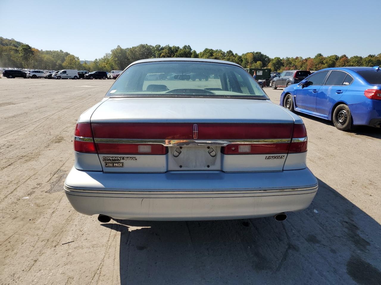 1997 Lincoln Continental Синий vin: 1LNLM97V7VY676473