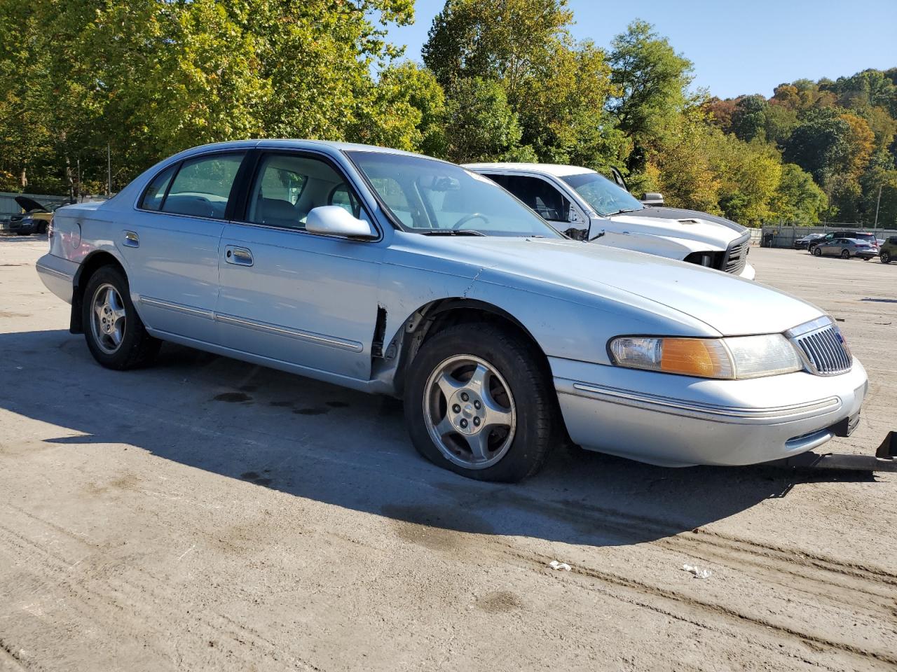 1997 Lincoln Continental Синий vin: 1LNLM97V7VY676473