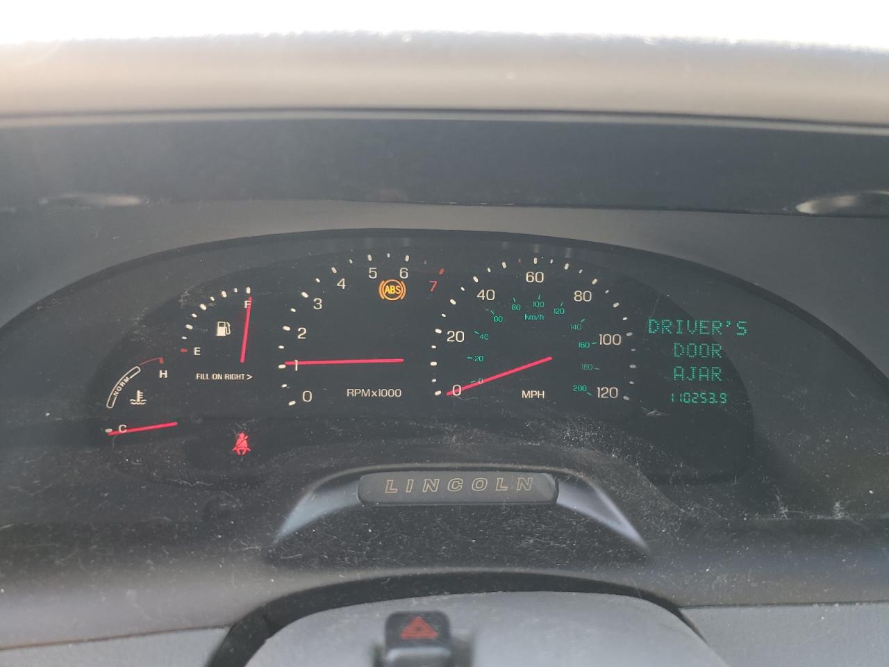 1997 Lincoln Continental Синий vin: 1LNLM97V7VY676473