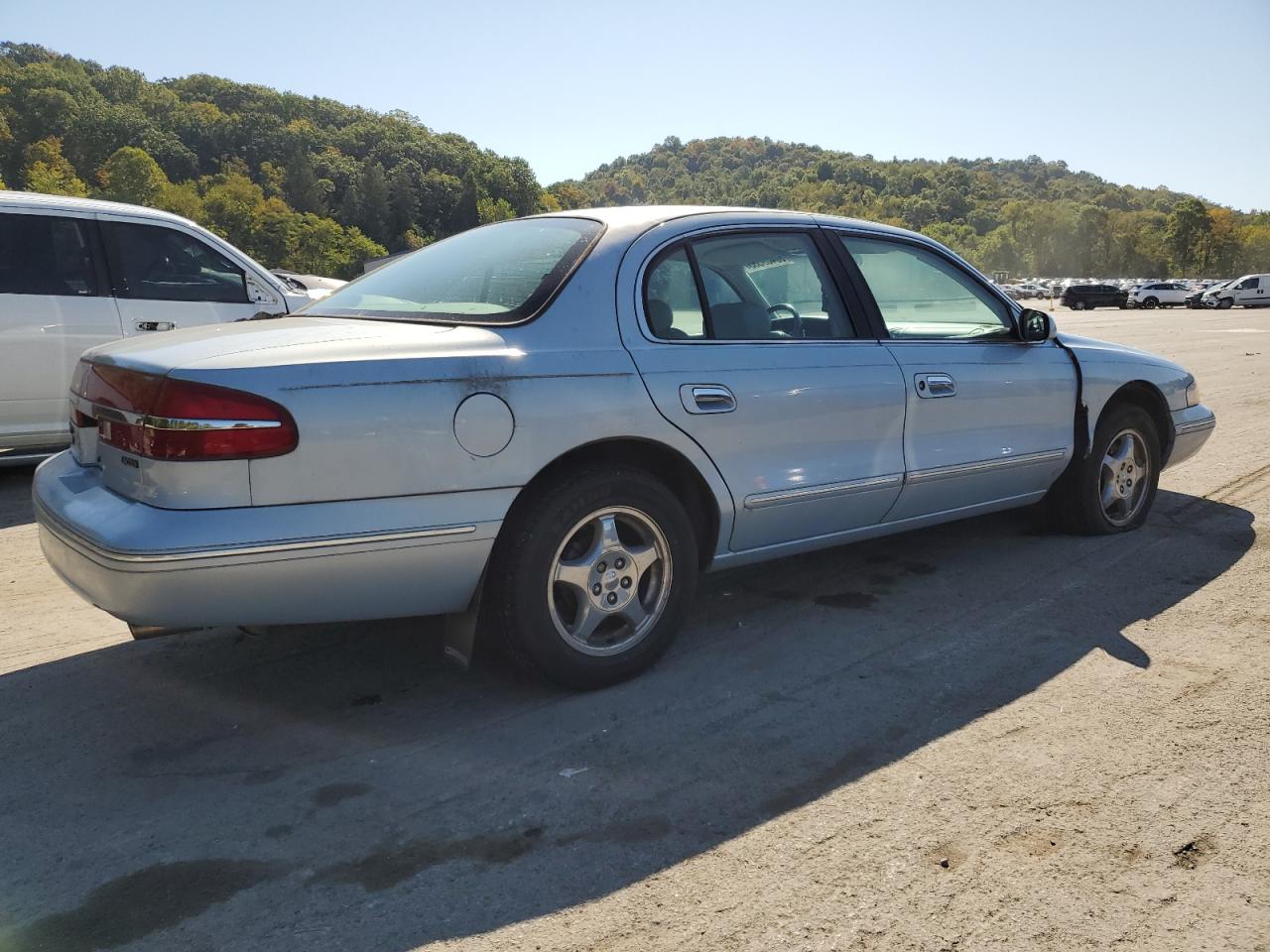 1997 Lincoln Continental Синий vin: 1LNLM97V7VY676473