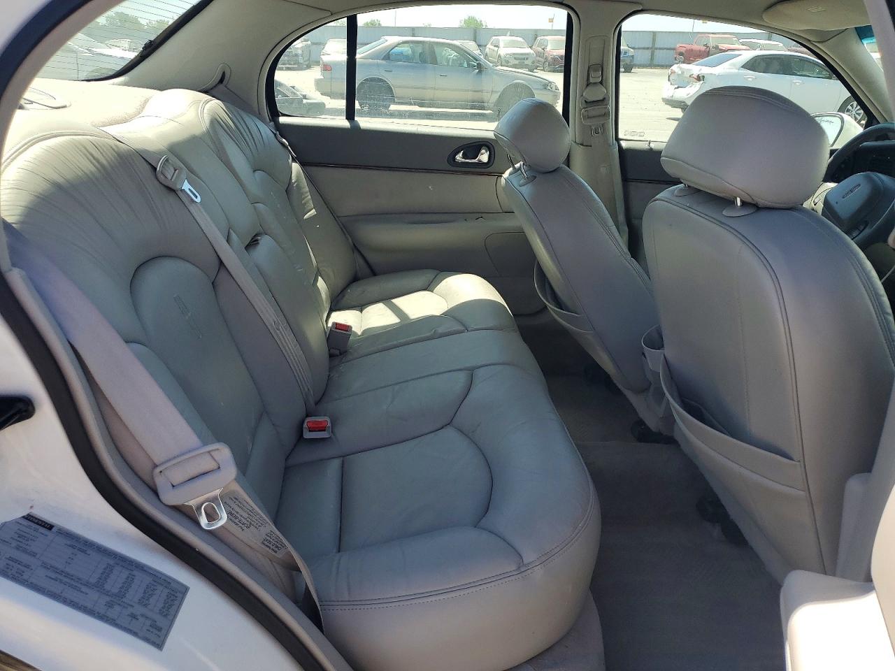 1995 Lincoln Continental White vin: 1LNLM97VXSY686264