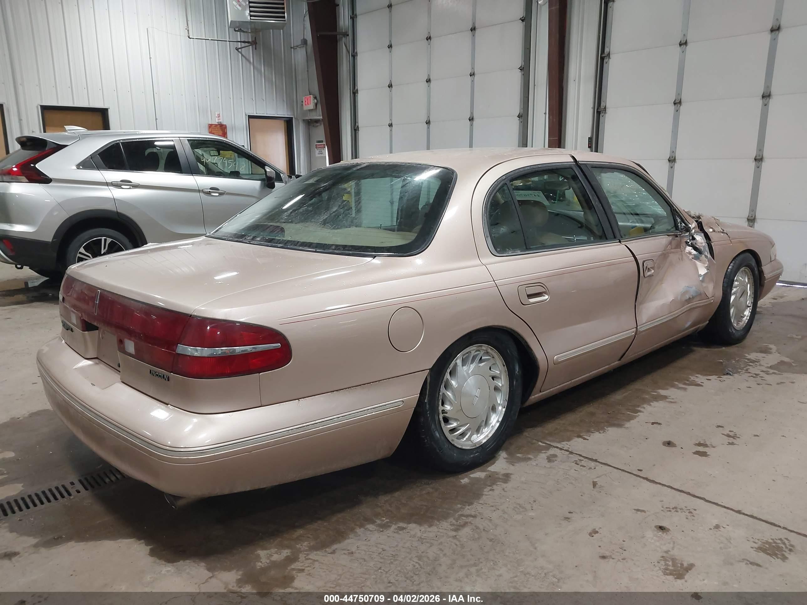 1996 Lincoln Continental Diamond Annive/spinnaker Gold vin: 1LNLM97VXTY710239