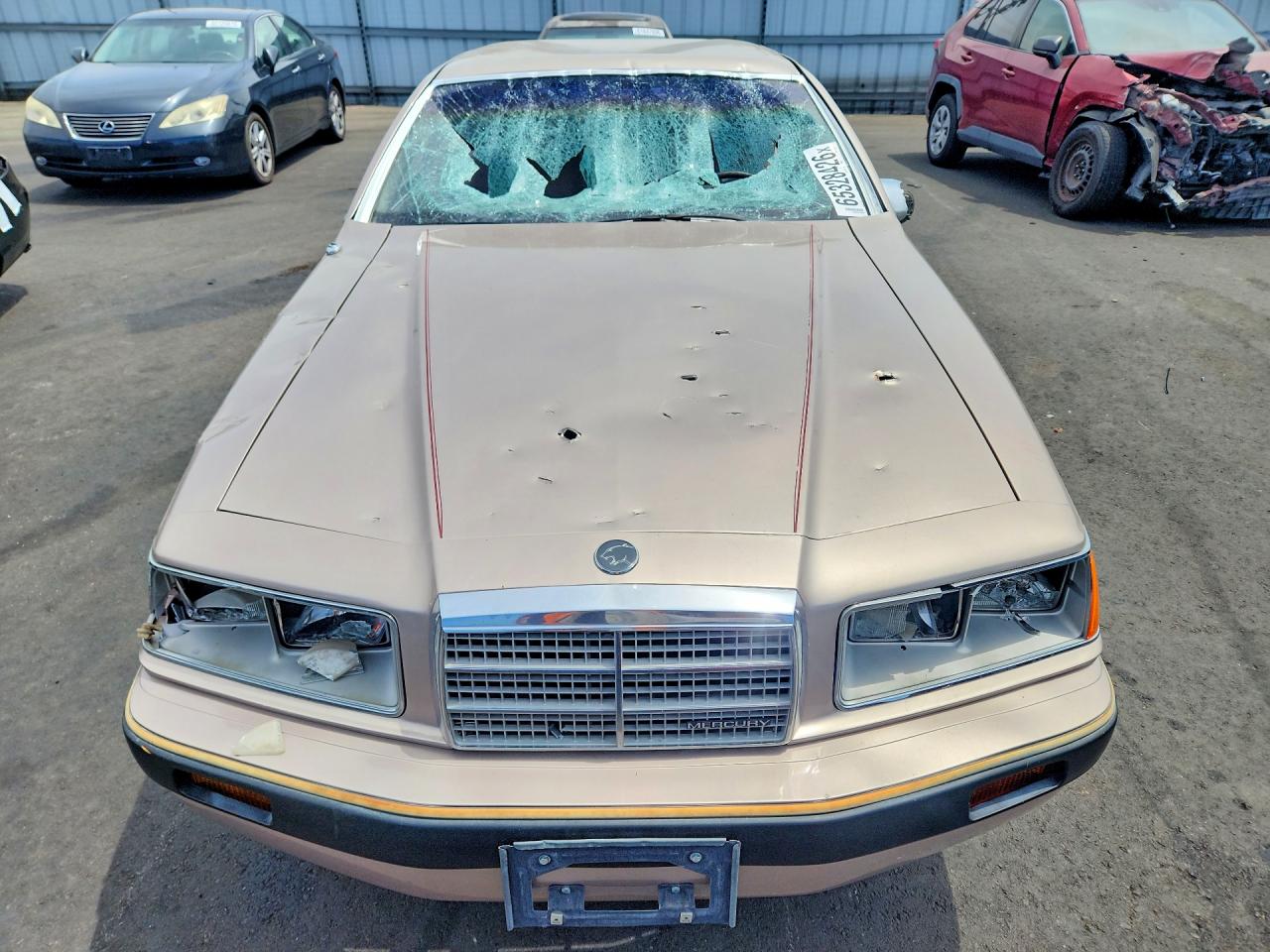 1986 Mercury Cougar Tan vin: 1MEBP92F3GH728237