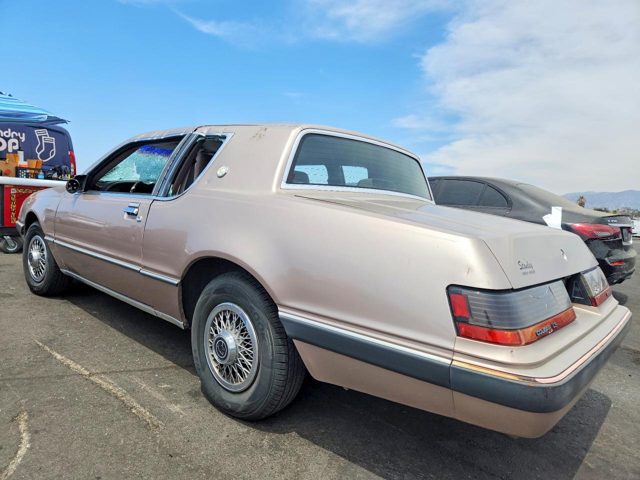 1986 Mercury Cougar Tan vin: 1MEBP92F3GH728237