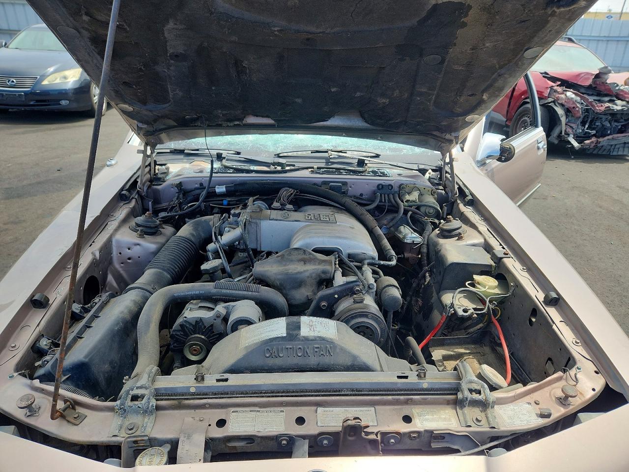 1986 Mercury Cougar Tan vin: 1MEBP92F3GH728237