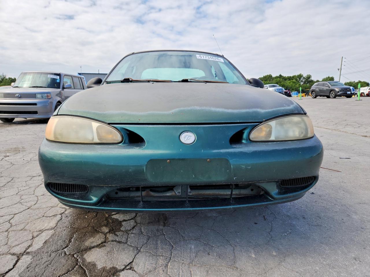 1999 Mercury Tracer Gs Green vin: 1MEFM10PXXW600533