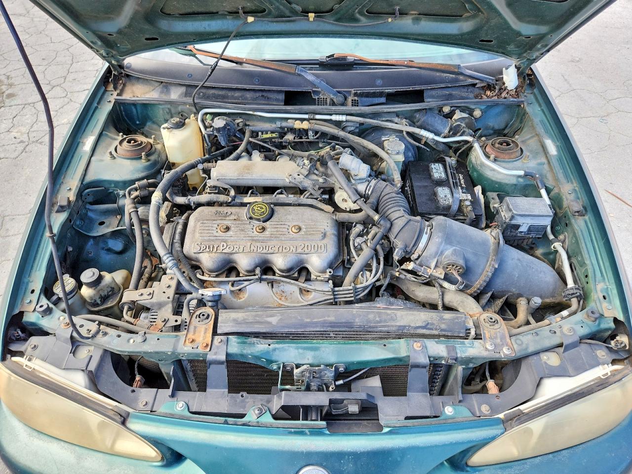 1999 Mercury Tracer Gs Green vin: 1MEFM10PXXW600533