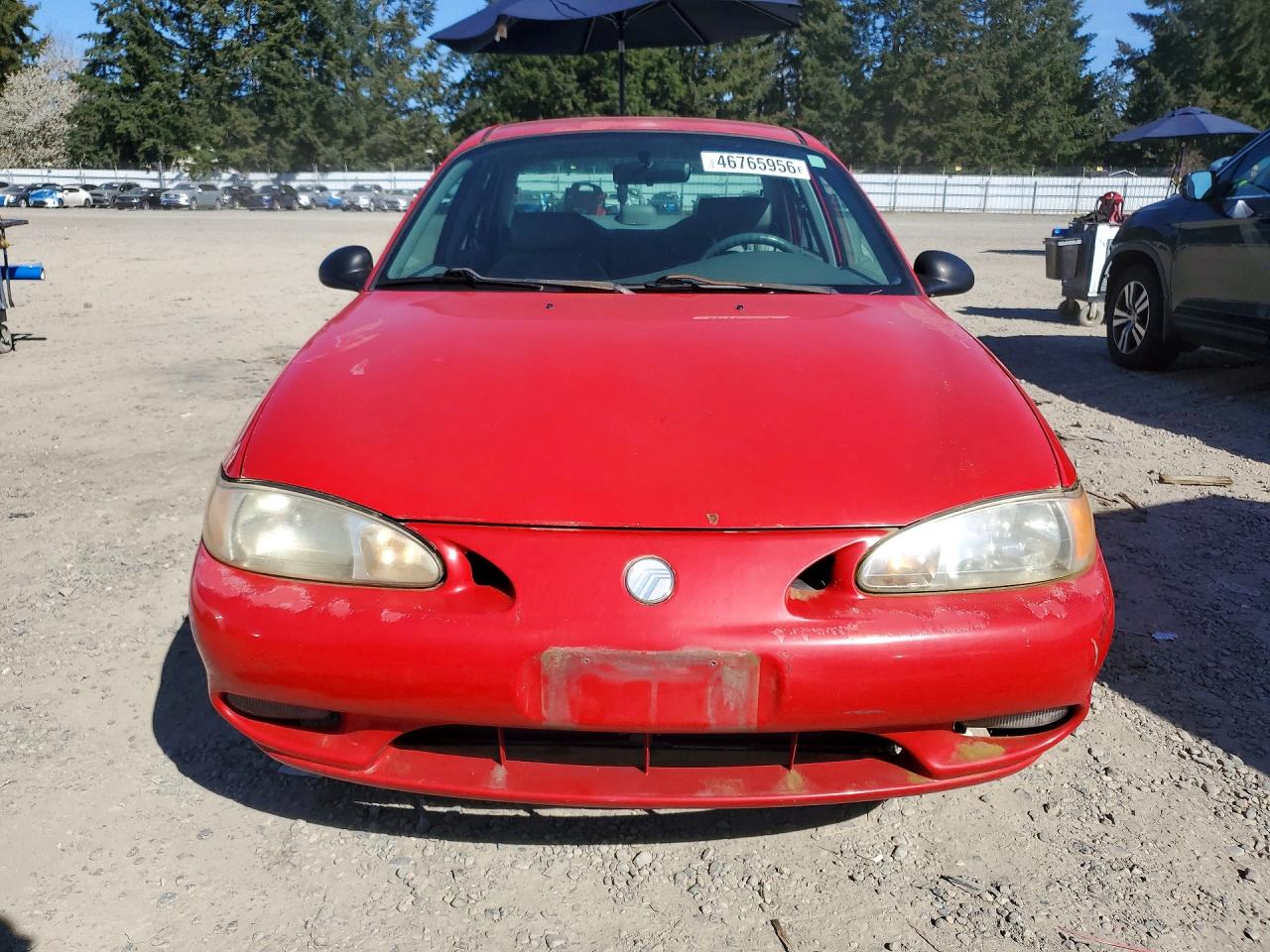 1999 Mercury Tracer Ls Red vin: 1MEFM13P3XW614110