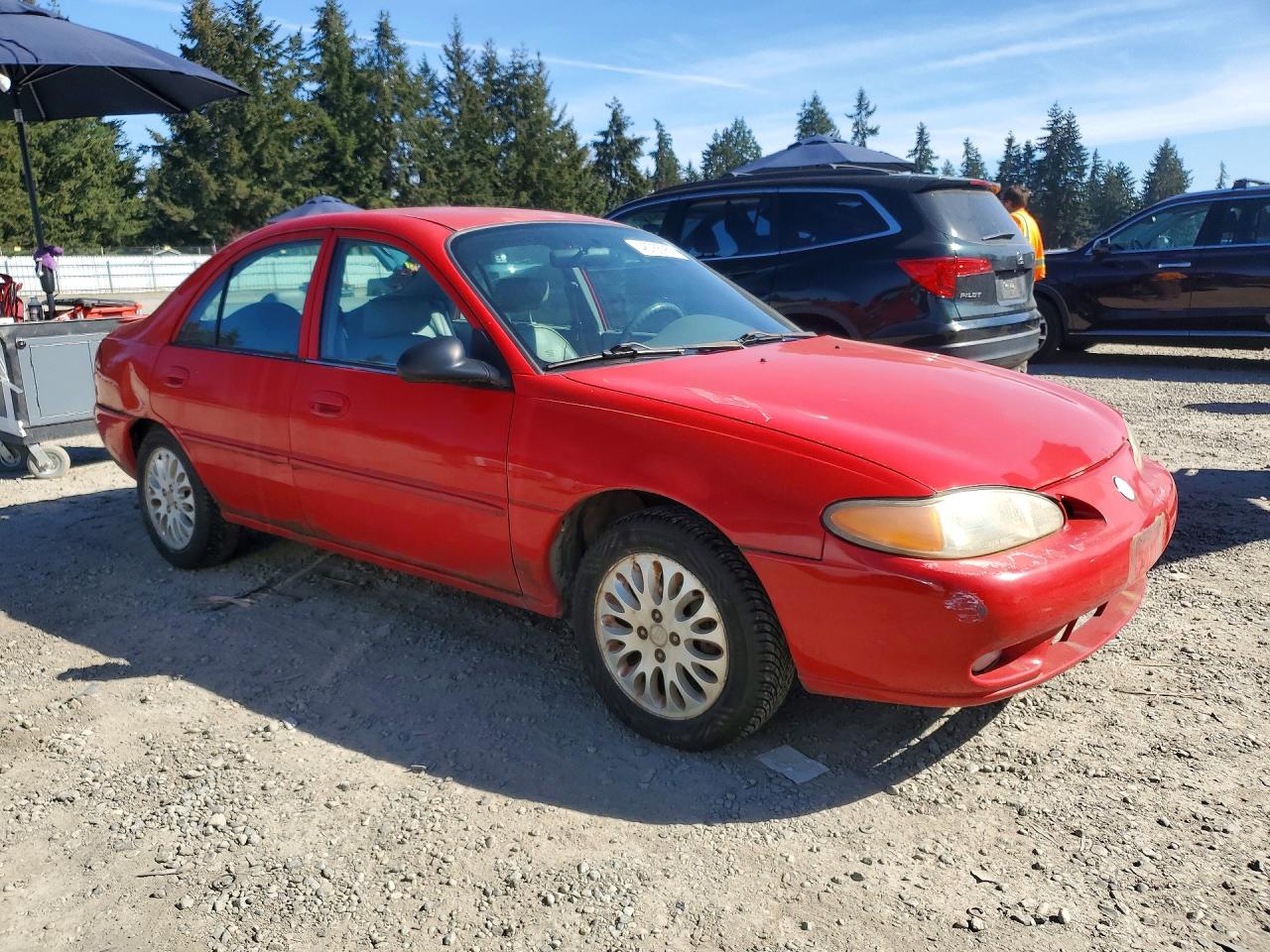 1999 Mercury Tracer Ls Red vin: 1MEFM13P3XW614110