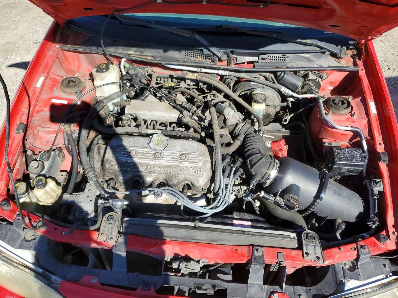 1999 Mercury Tracer Ls Red vin: 1MEFM13P3XW614110
