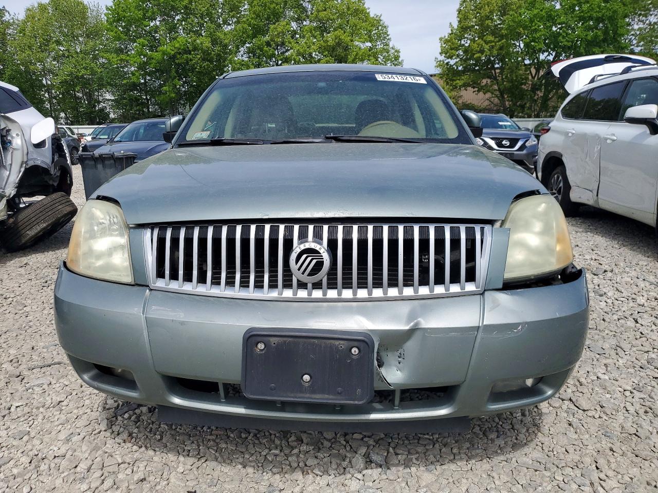 2005 Mercury Montego Luxury Green vin: 1MEFM40115G627317