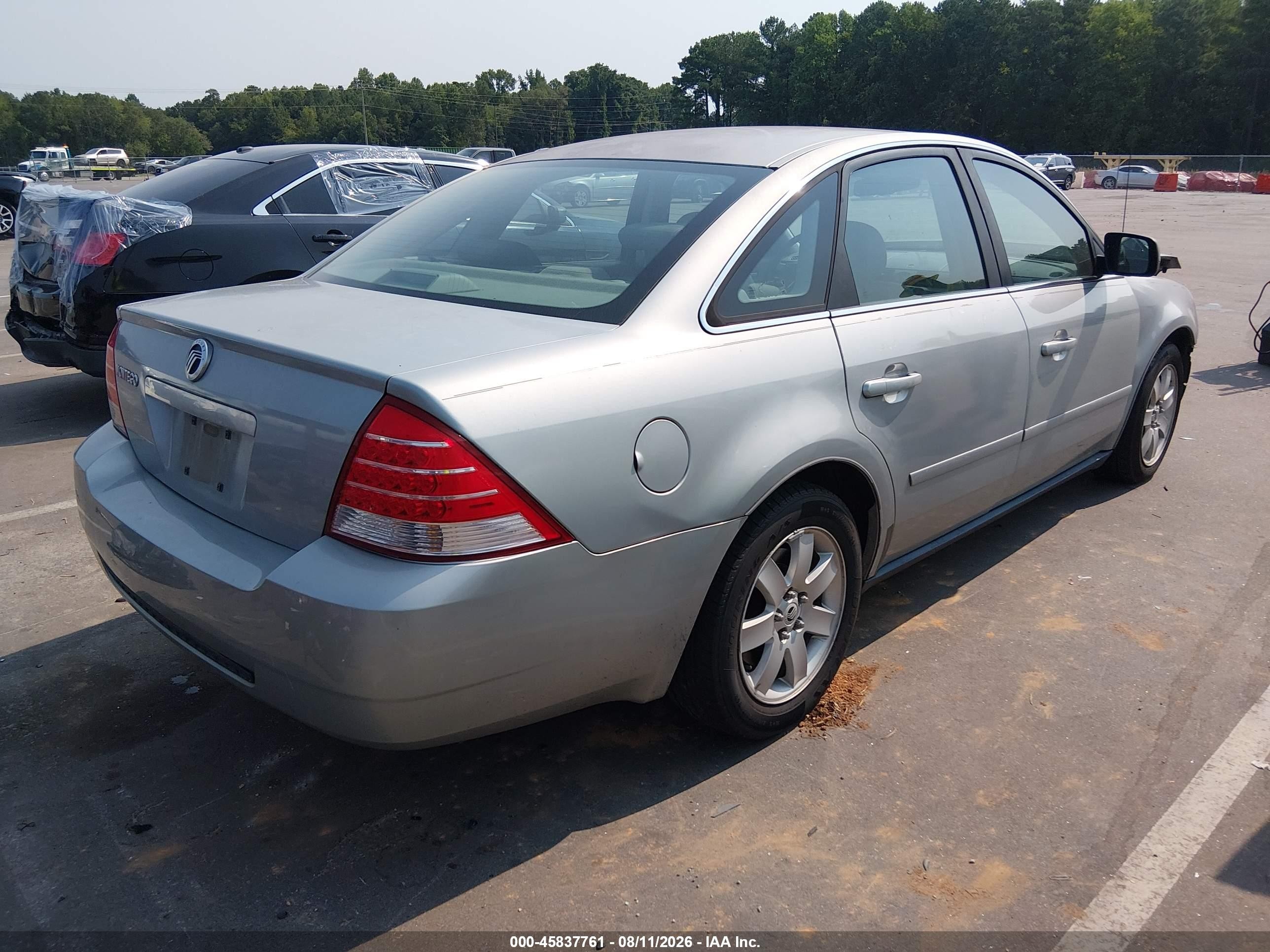 2006 Mercury Montego Luxury Silver vin: 1MEFM40146G603904