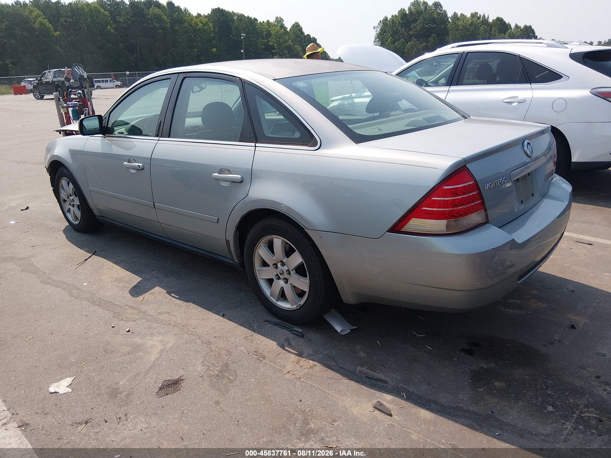2006 Mercury Montego Luxury Silver vin: 1MEFM40146G603904