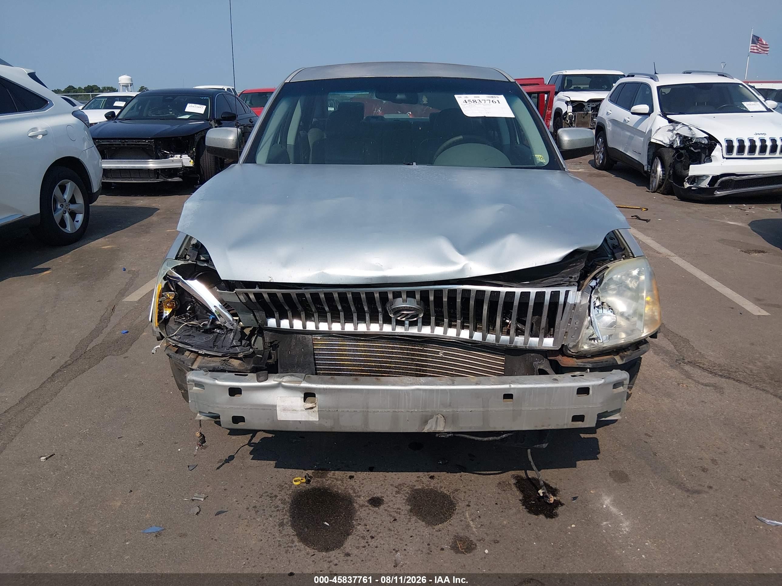 2006 Mercury Montego Luxury Silver vin: 1MEFM40146G603904